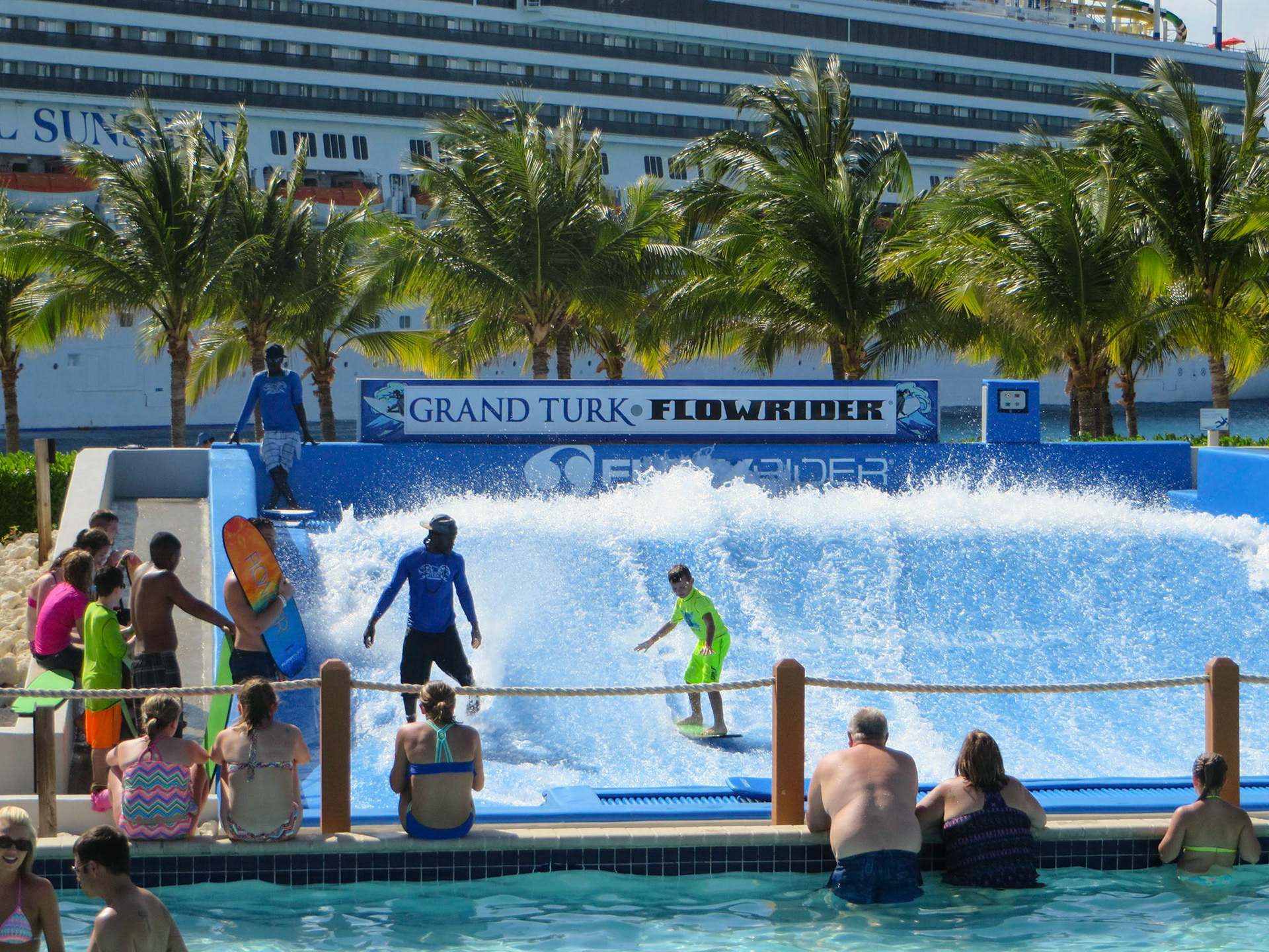 Flowrider in Grand Turk