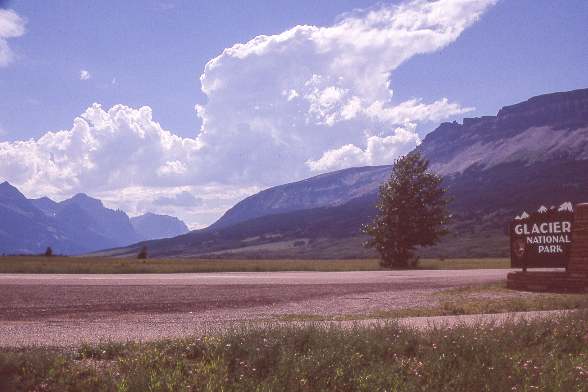Entry to Glacier Park