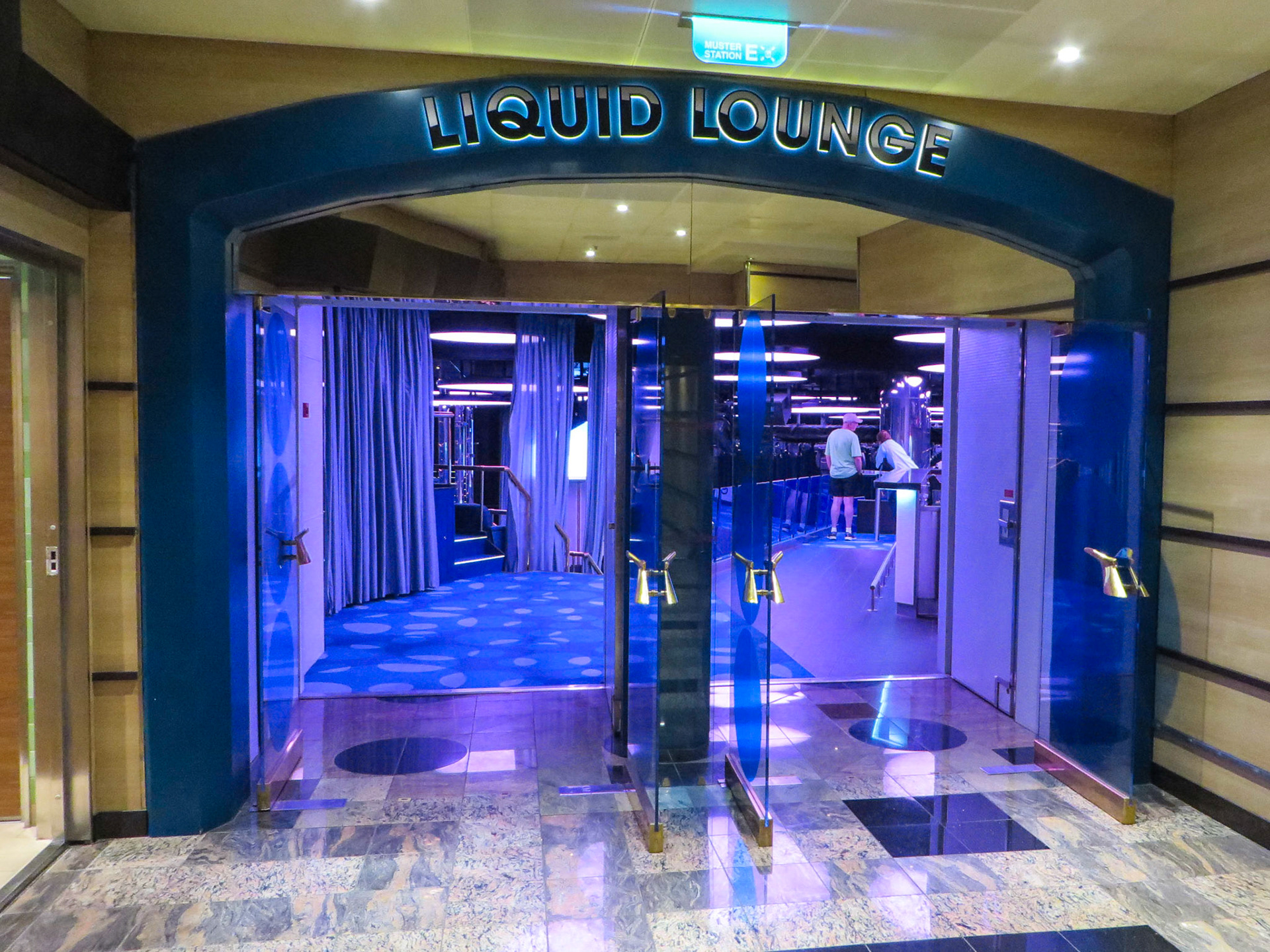 Entrance to the Liquid Lounge