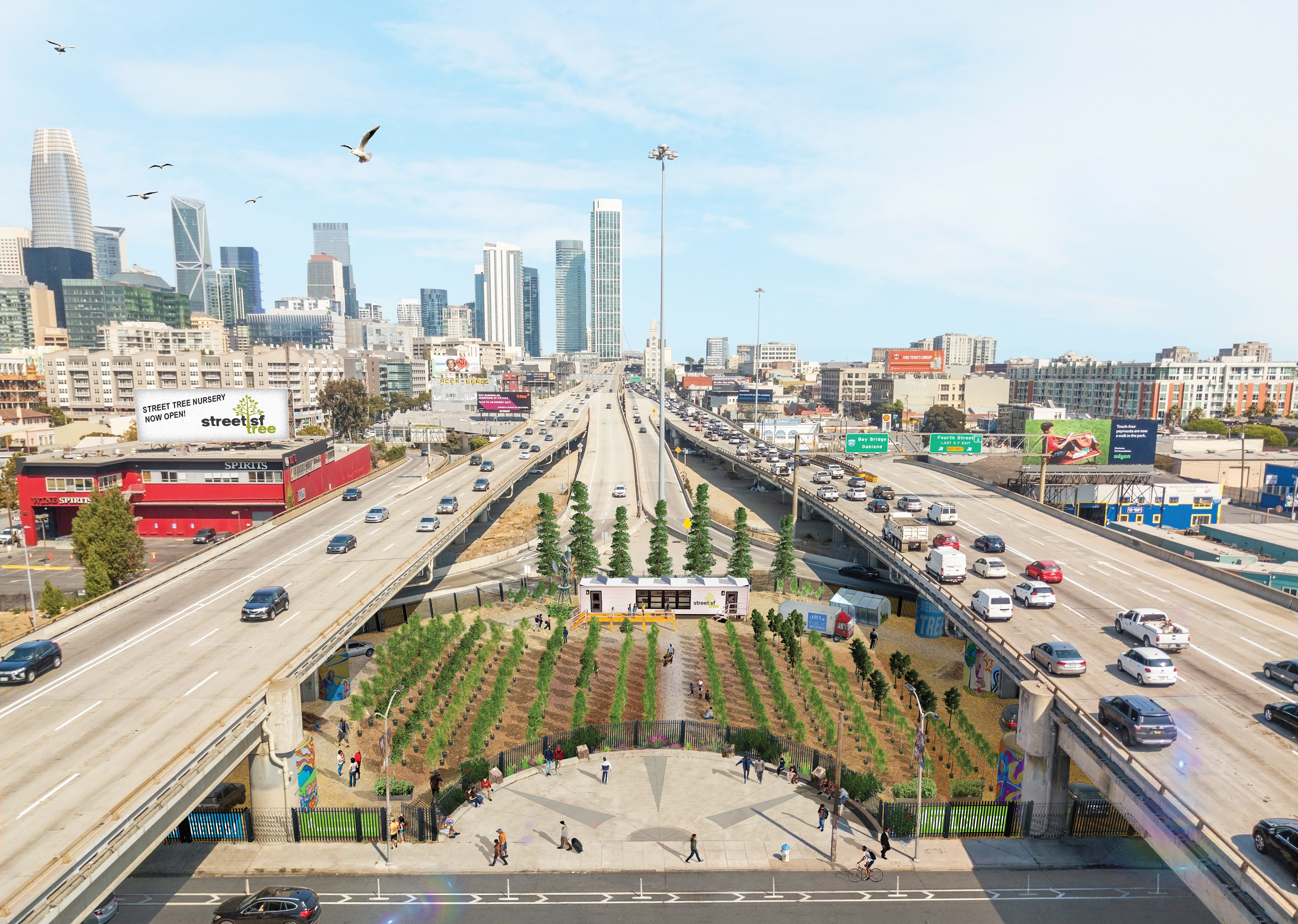 CONCEPT RENDERING (BUREAU OF LANDSCAPE ARCHITECTURE - SF PUBLIC WORKS)