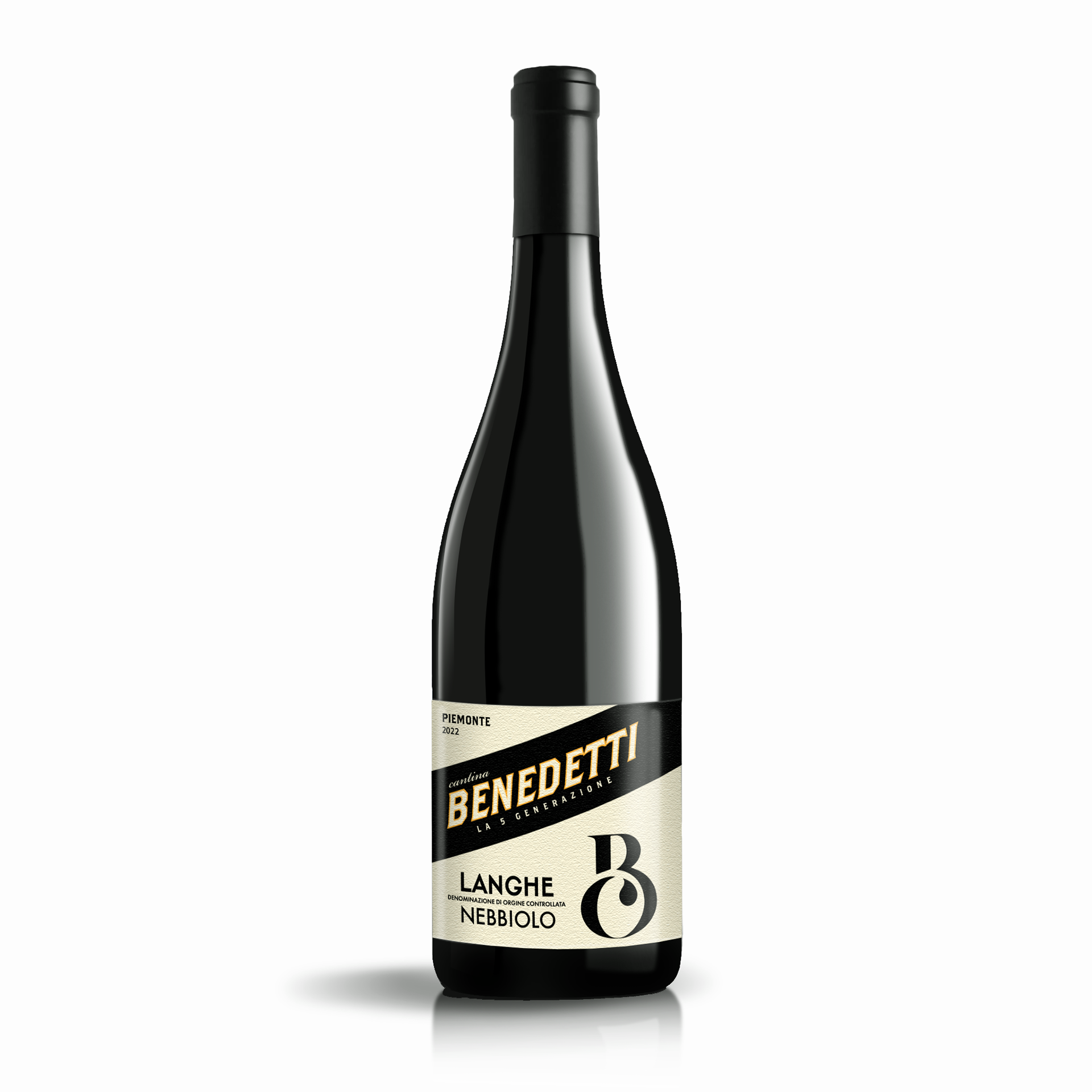 Label created in Illustrator, Mockup created in Photoshop