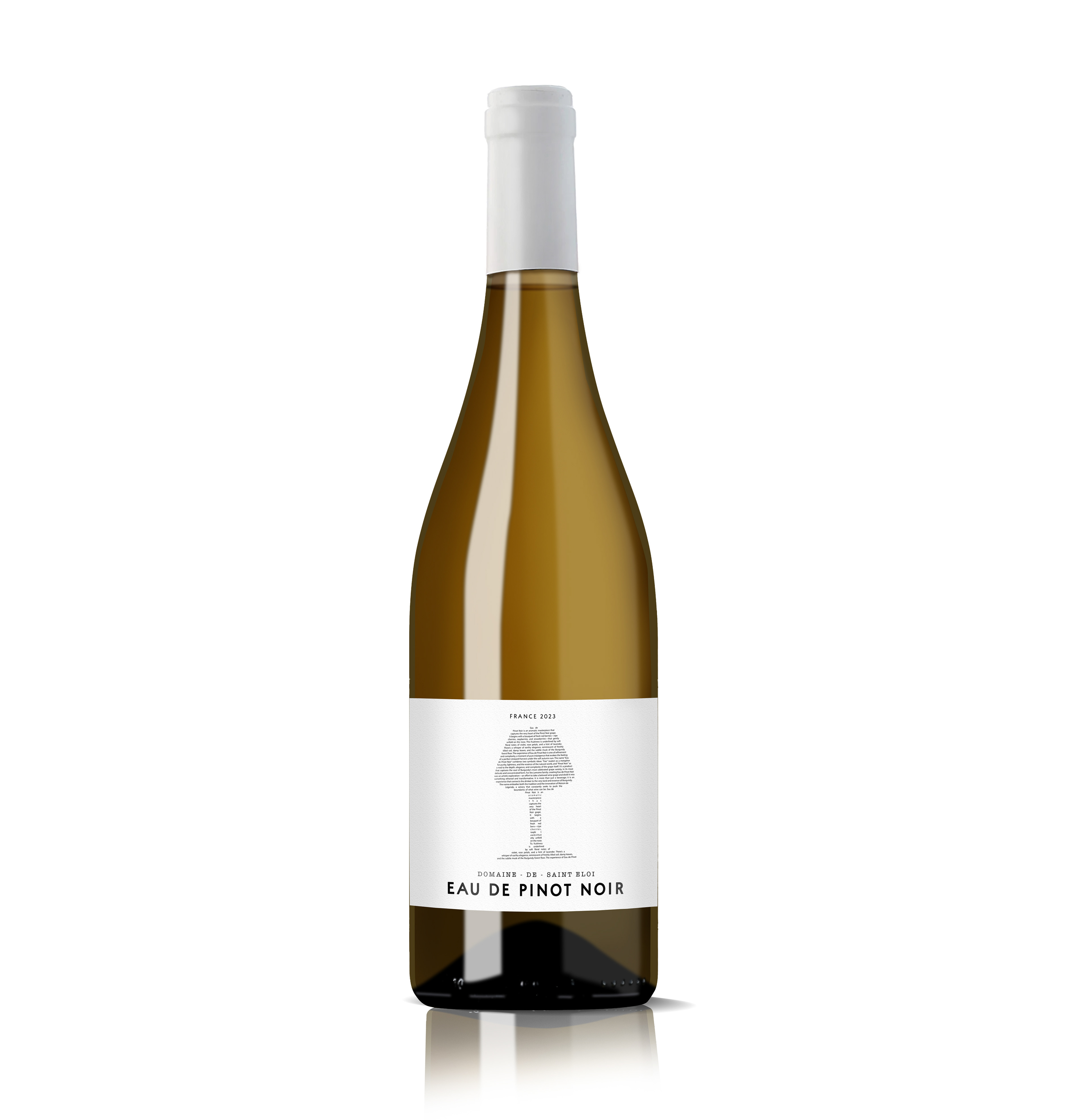 Label created in Illustrator. Mockup created in Photoshop