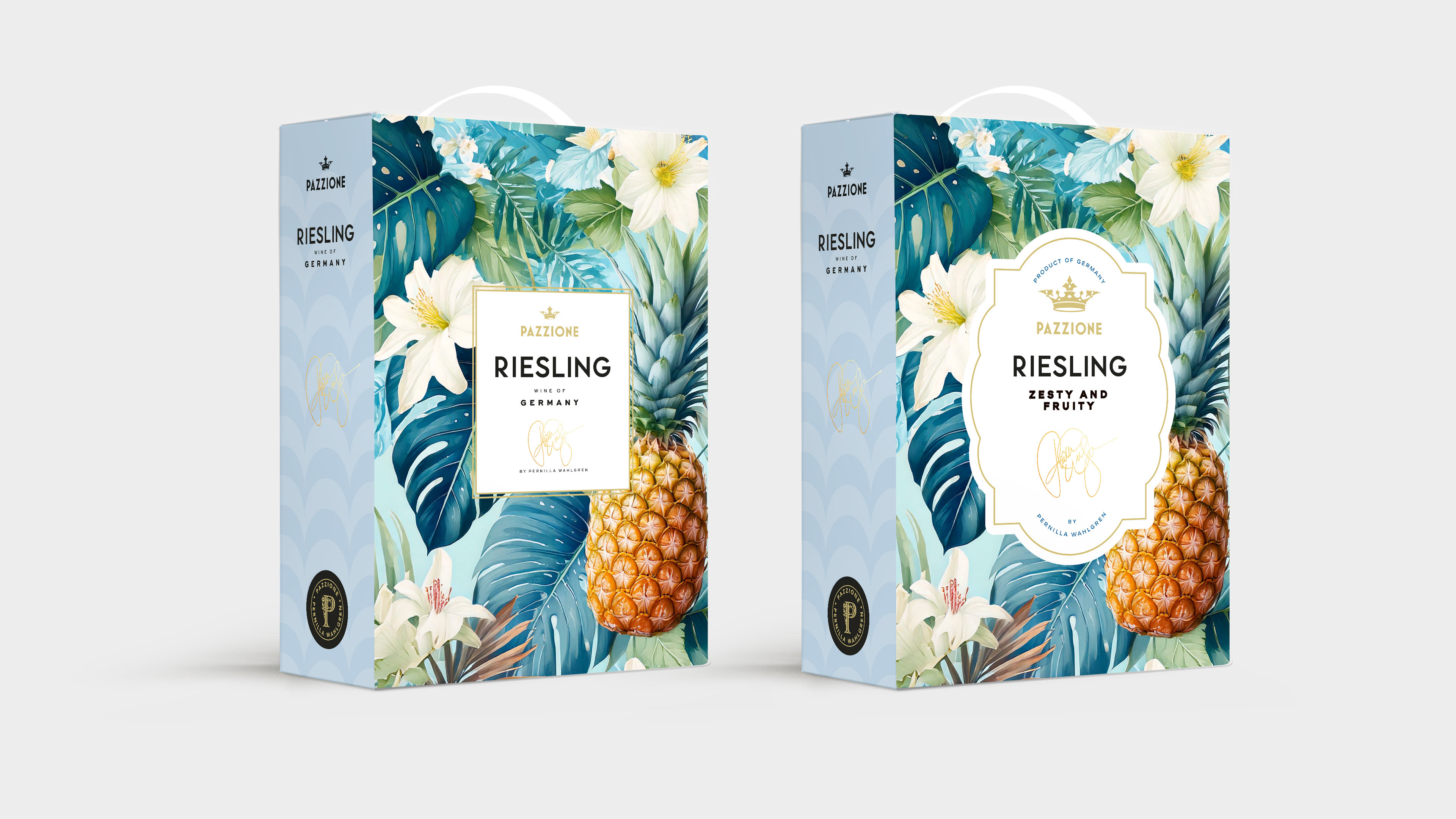 Label created in Illustrator, Mockup pre-made