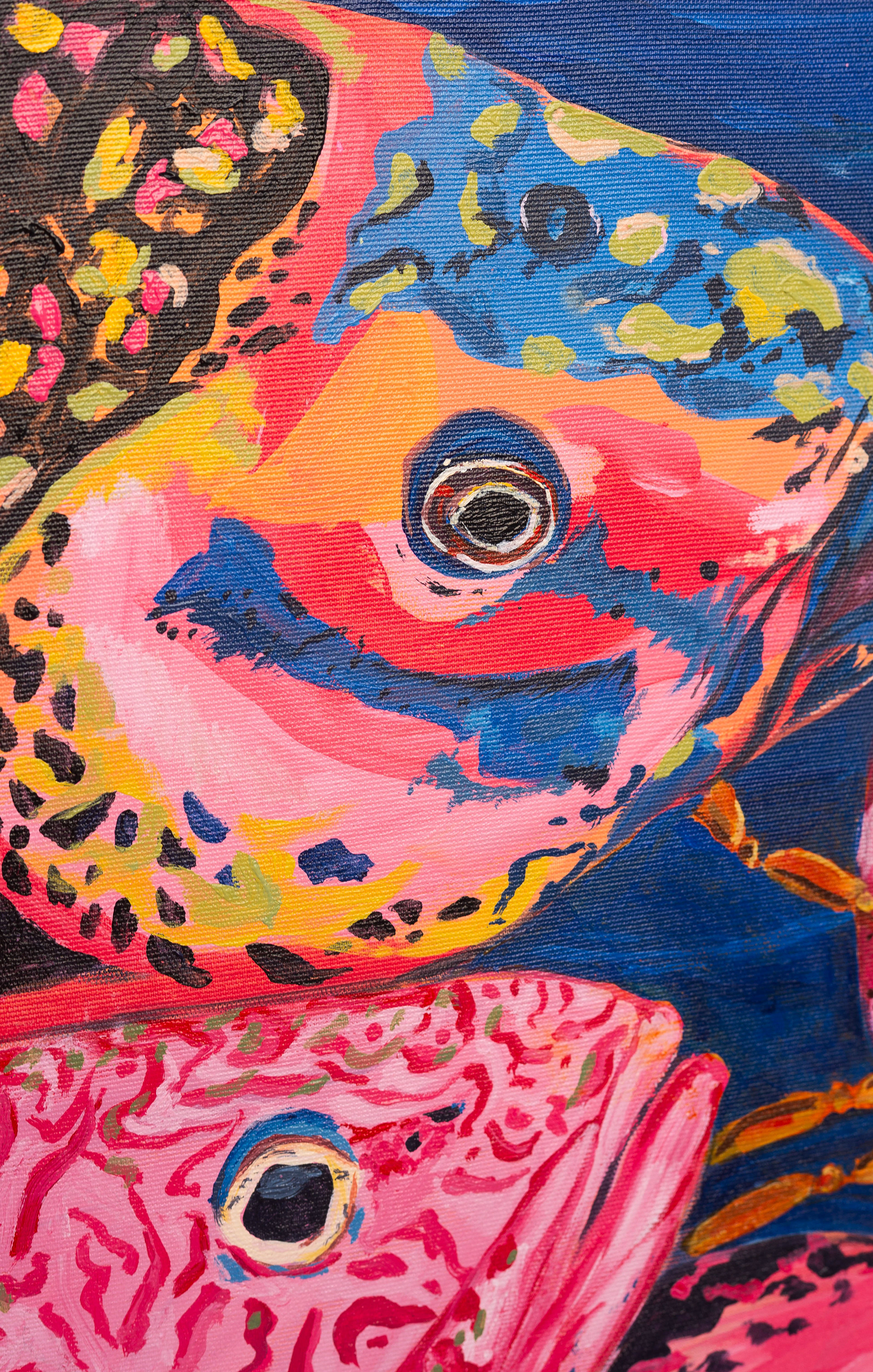 Peixe, lagosta e siri | 2025 40 x 50 cm