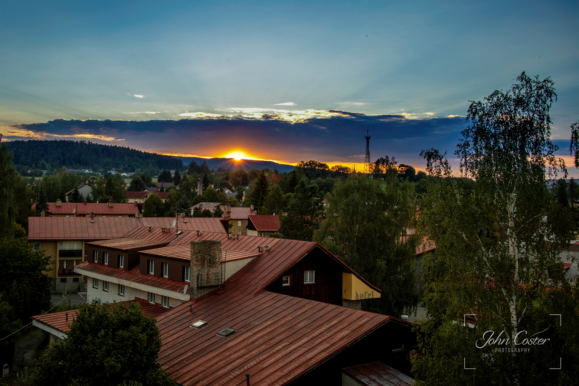 Sunset in Zdikov
