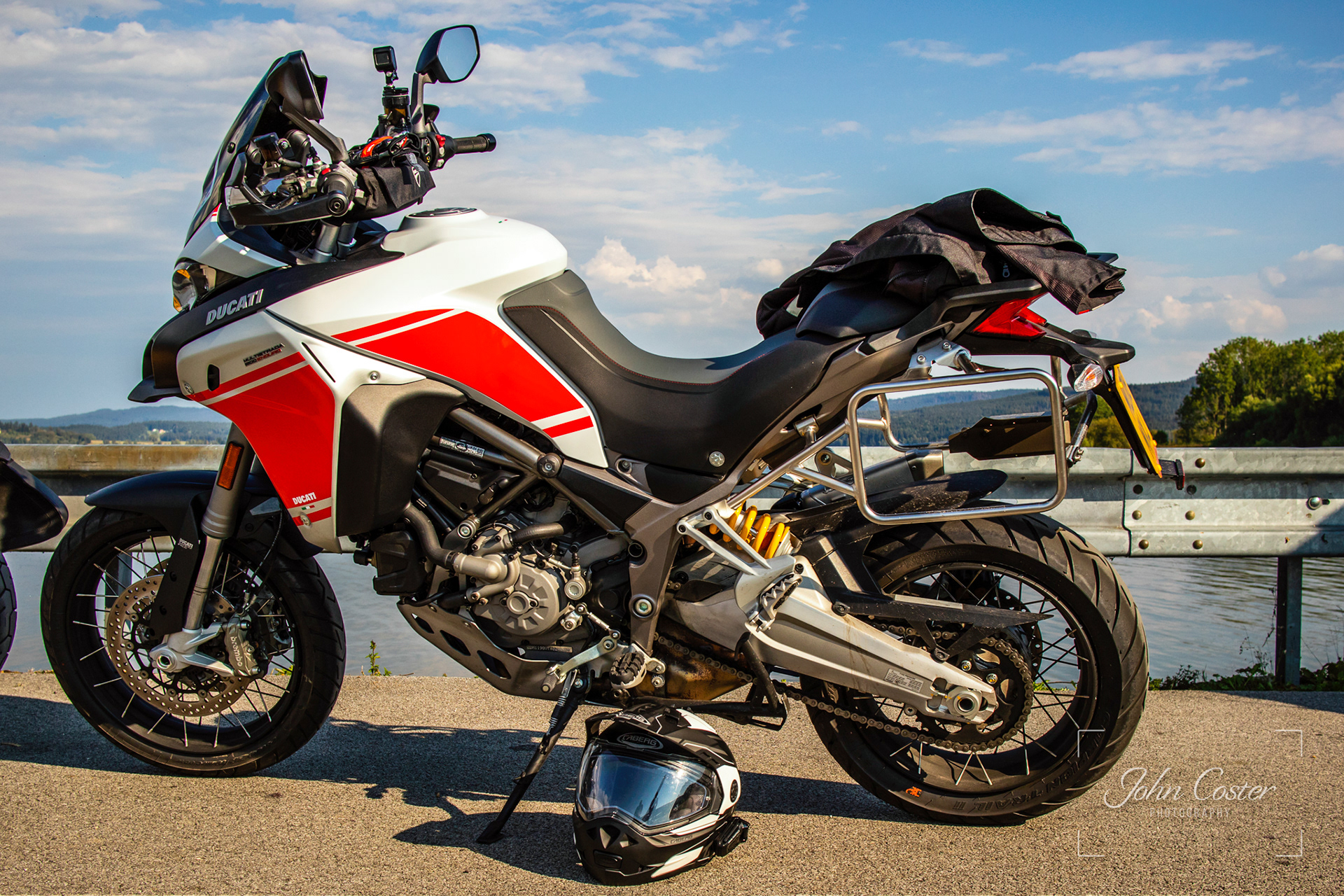 Waiting for the Ferry to cross Lake Lipno