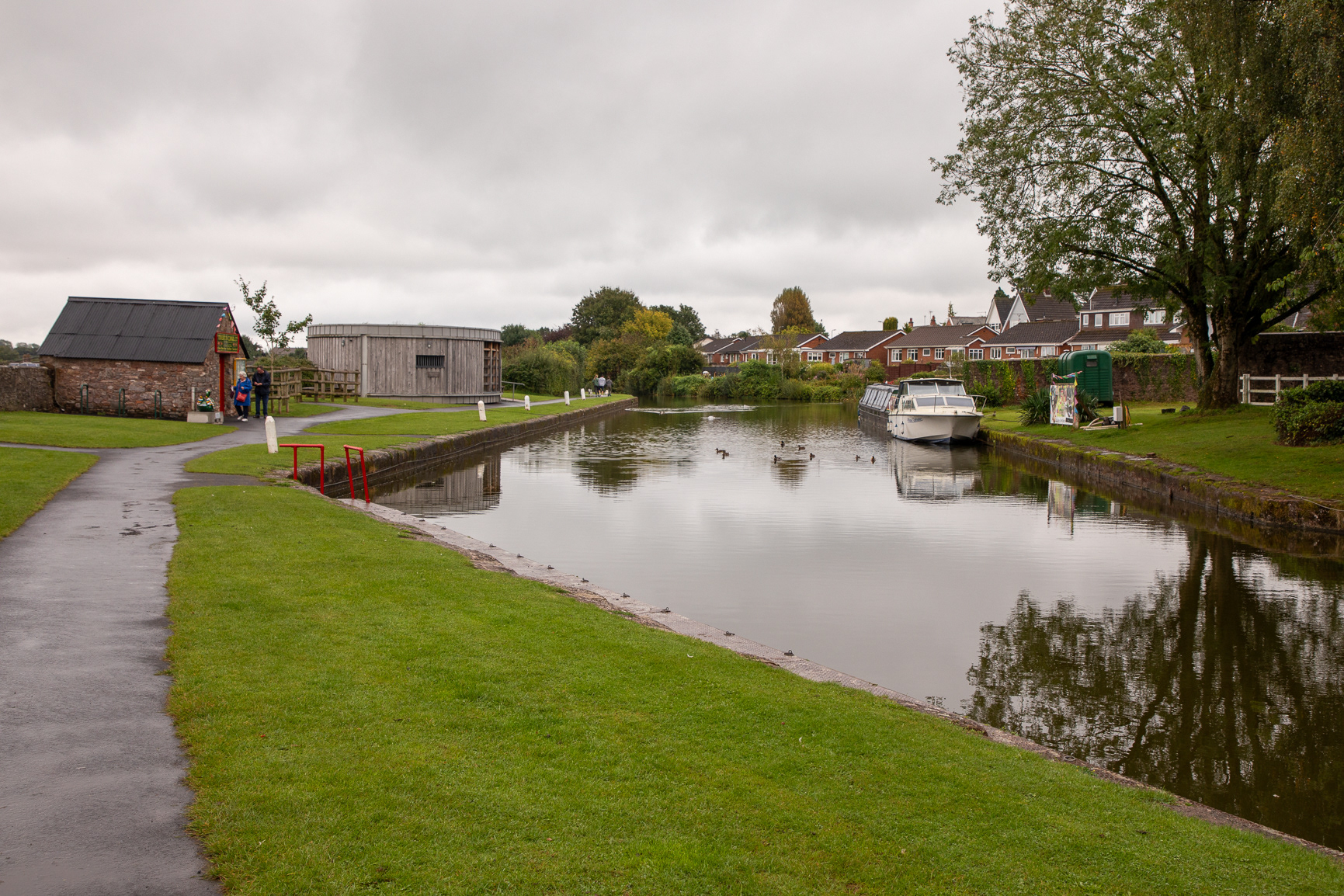 And an opportunity for a little stroll along the Grand Western Canal