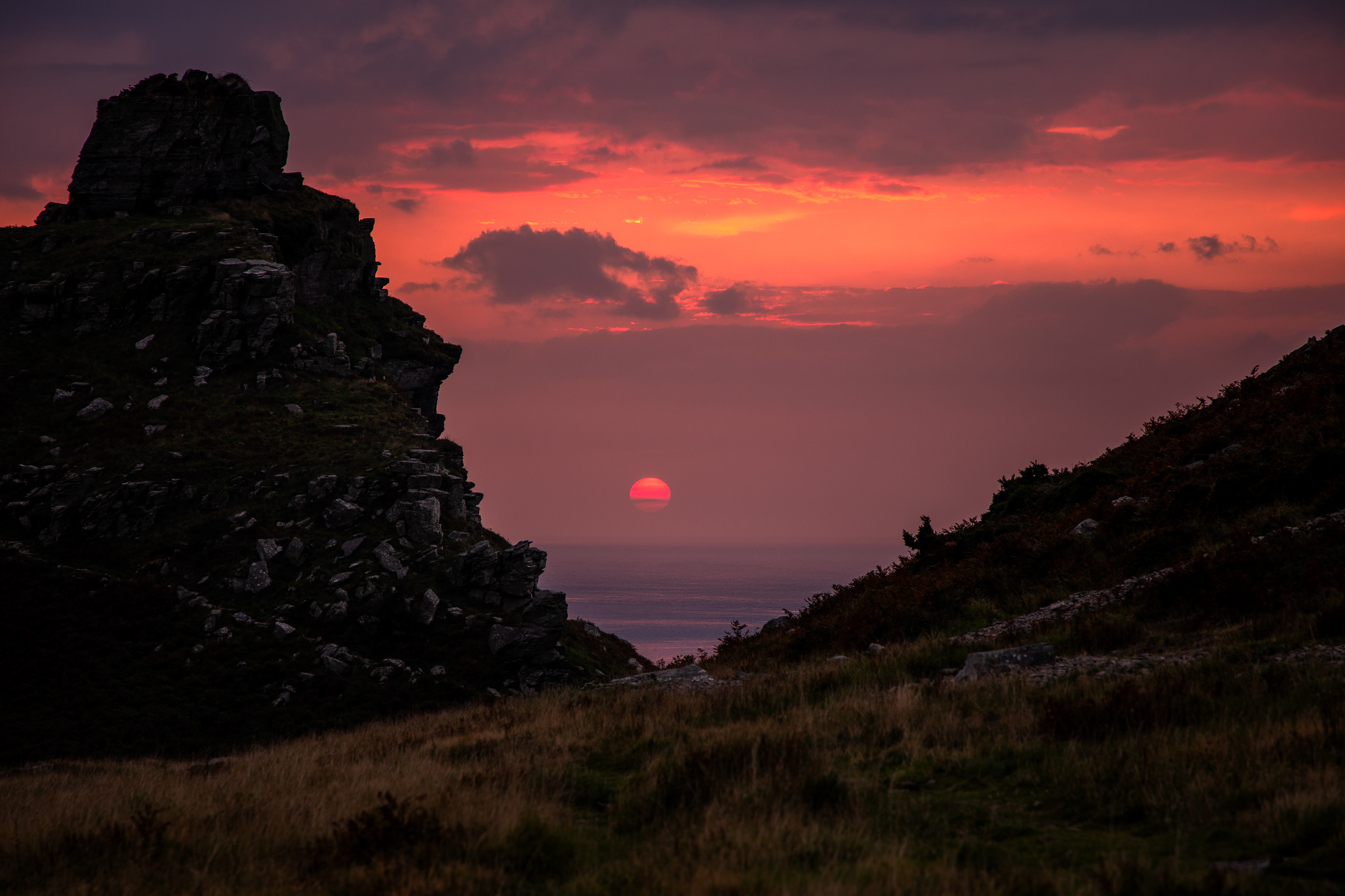 Valley of the Rocks Sunset