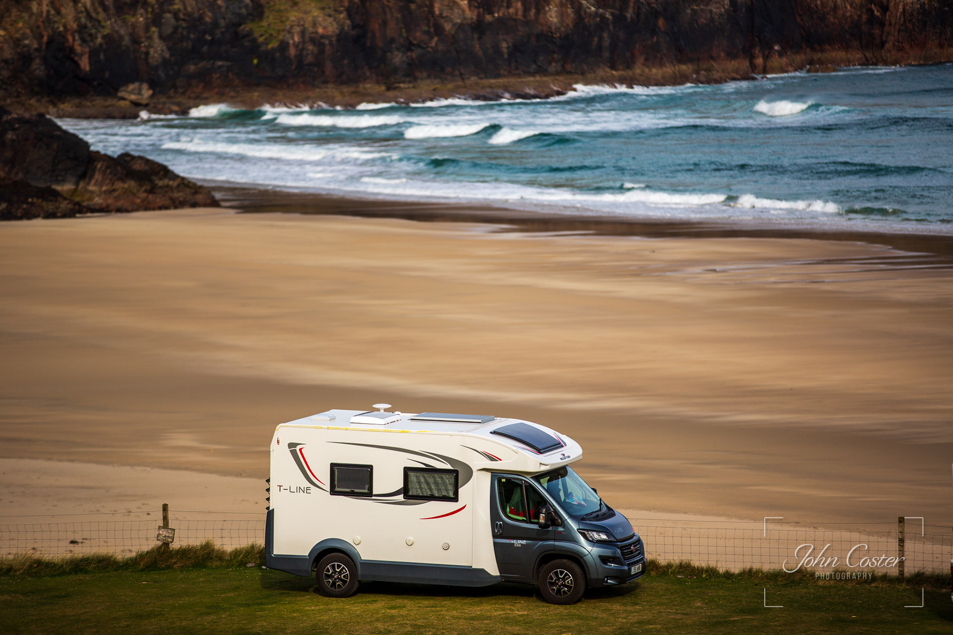 Cliff Beach campsite, £5 in the honesty pot for overnight payment