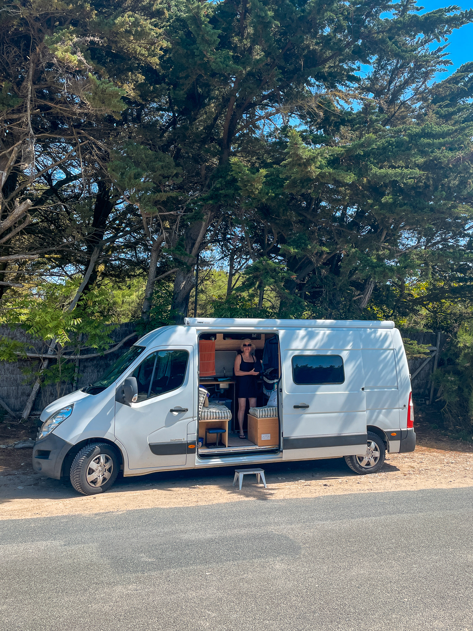 And a spot of lunch before we start to head inland.