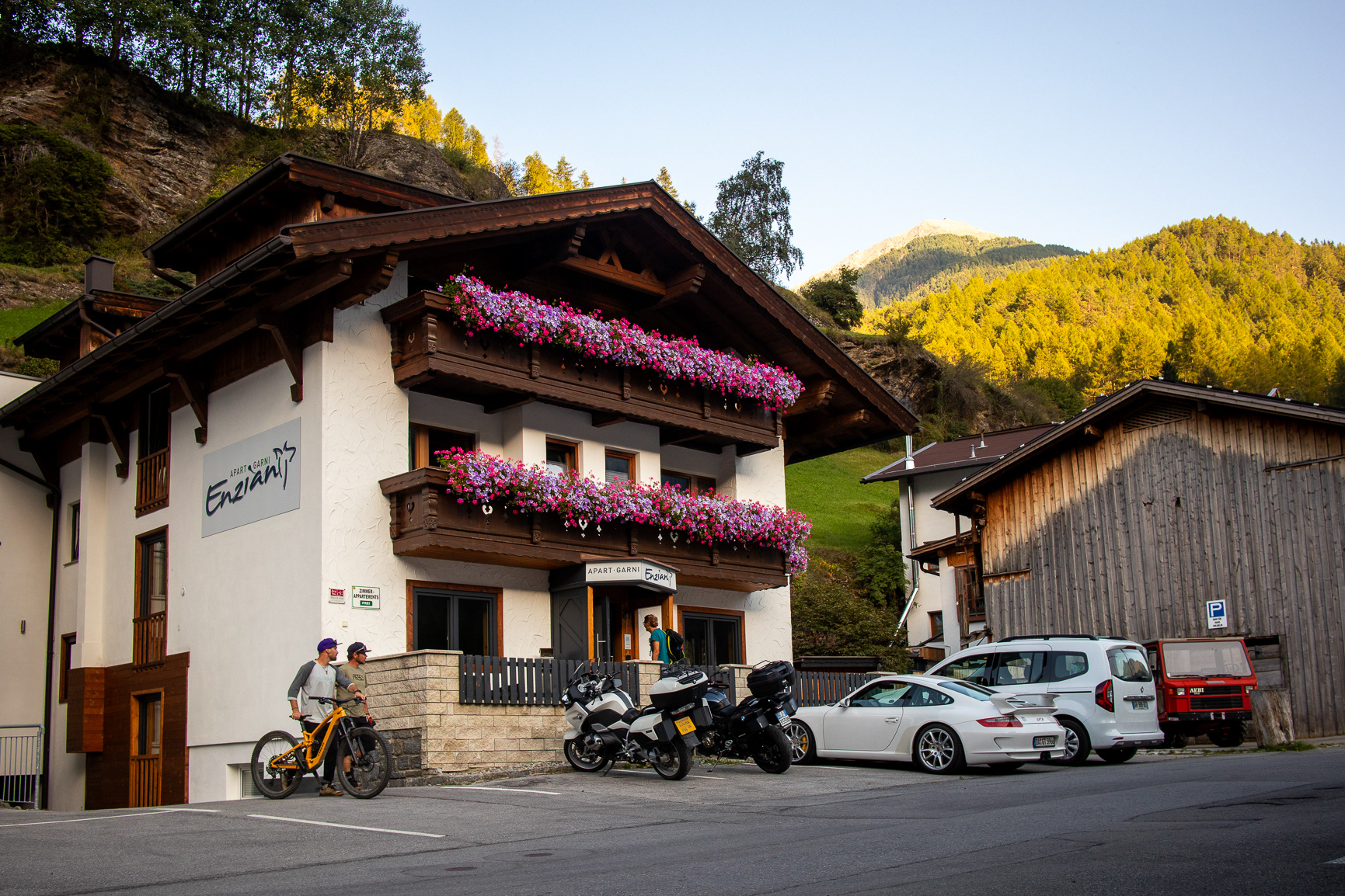 Hotel for the night had a nice alpine feel to it - Apart Enzian