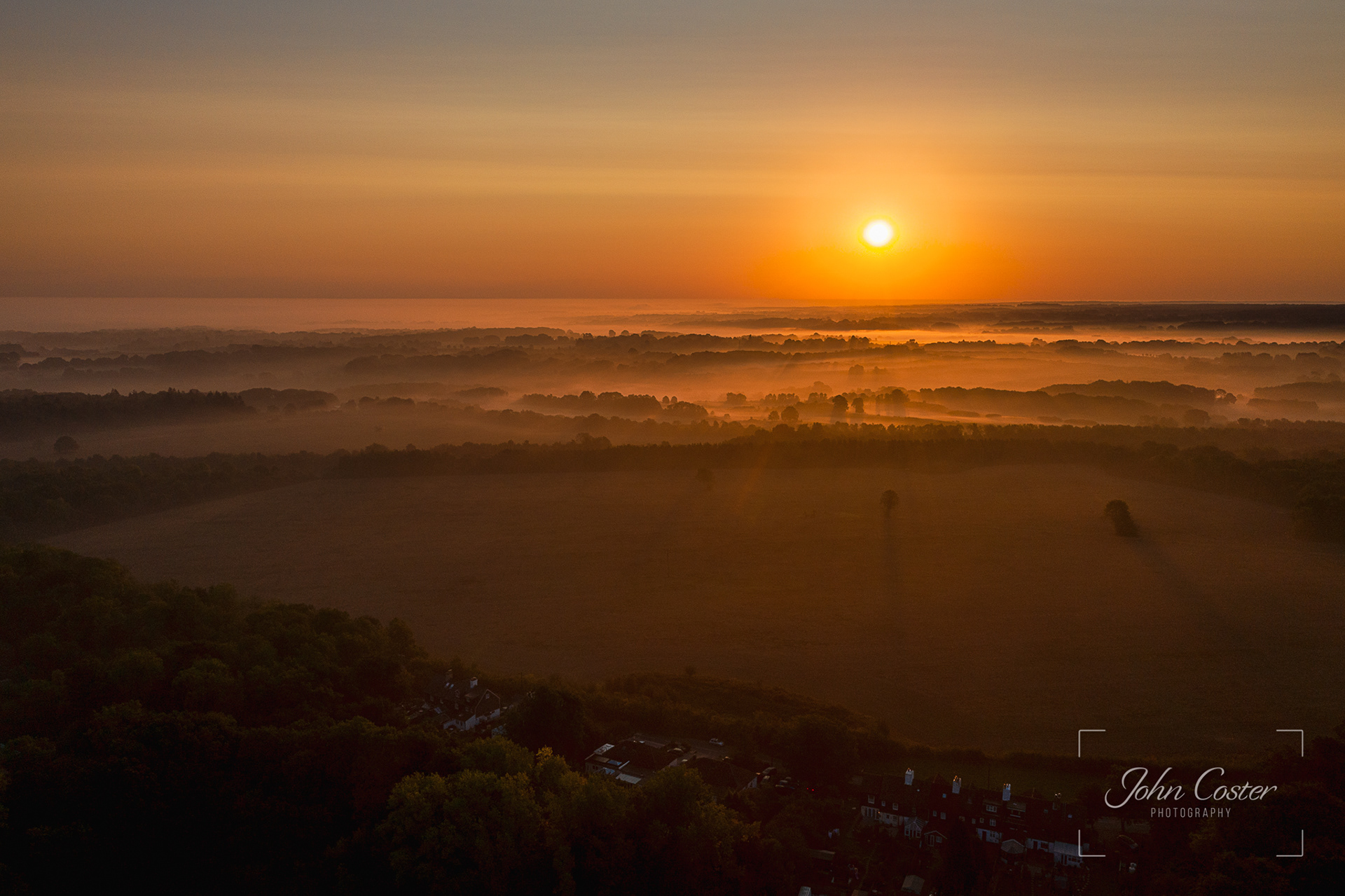 Misty Morning Over North Kent