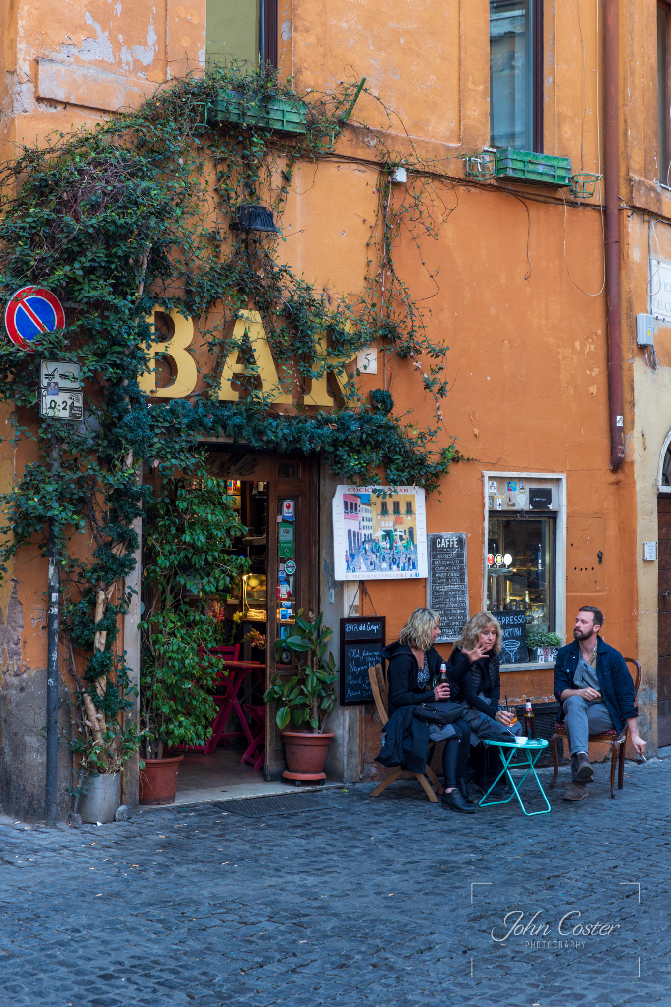 A bar in Trastevere