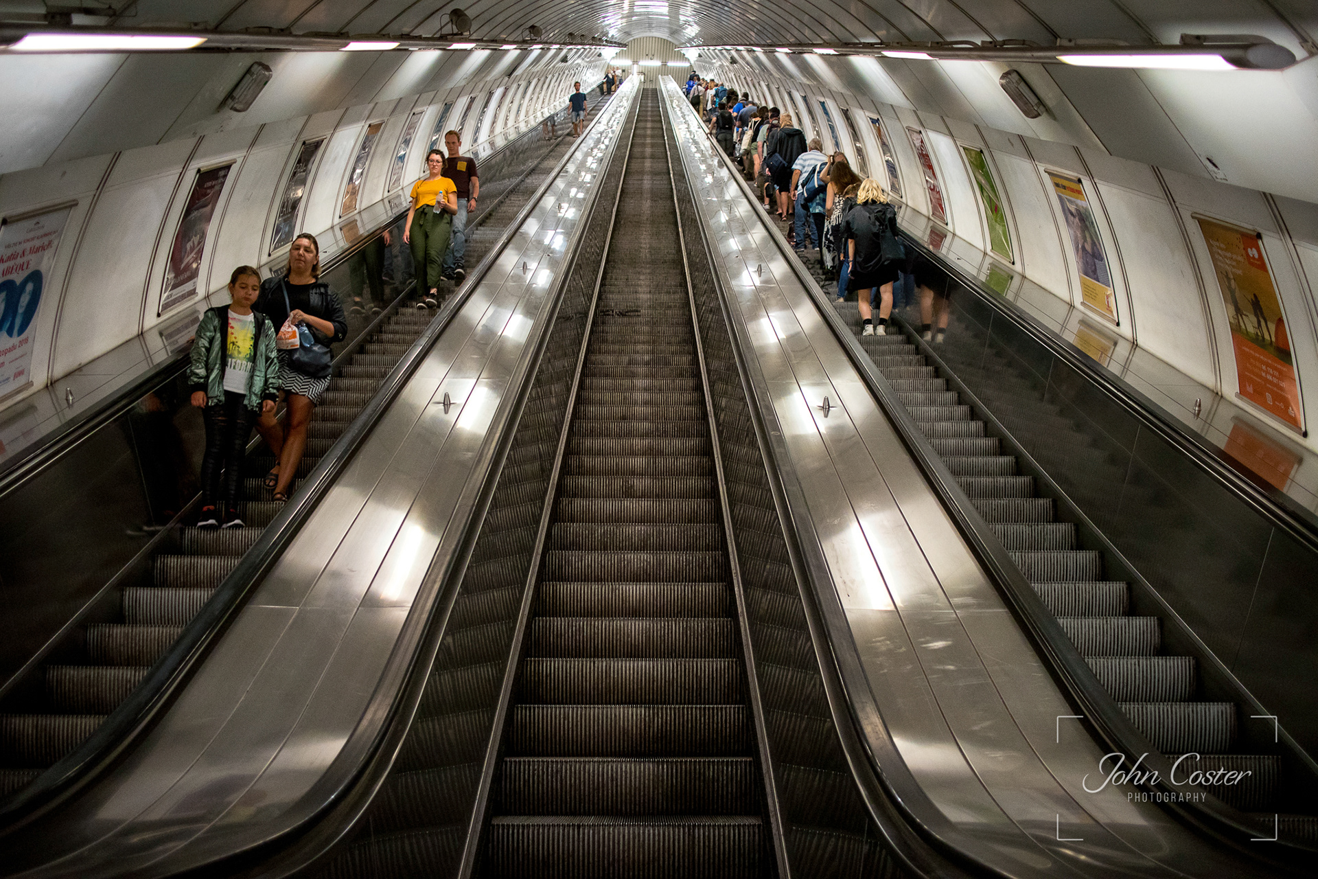 Riding the Metro in Prague
