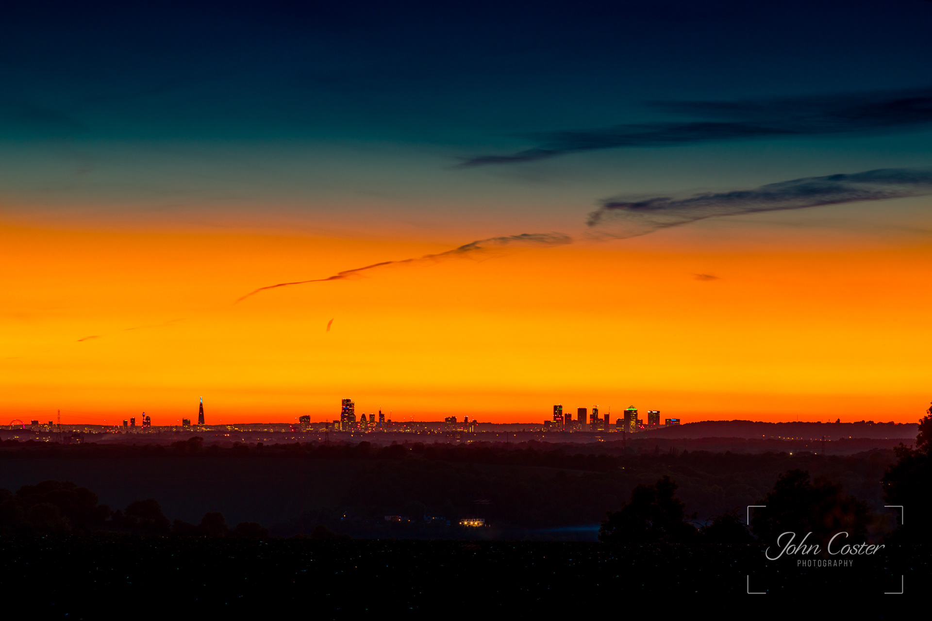 London Sunset - cleaner skies due to lockdown!