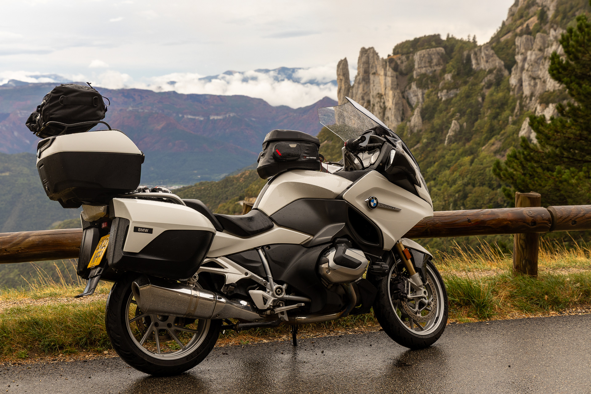 The RT was impeccable all day on challenging roads in challenging weather.