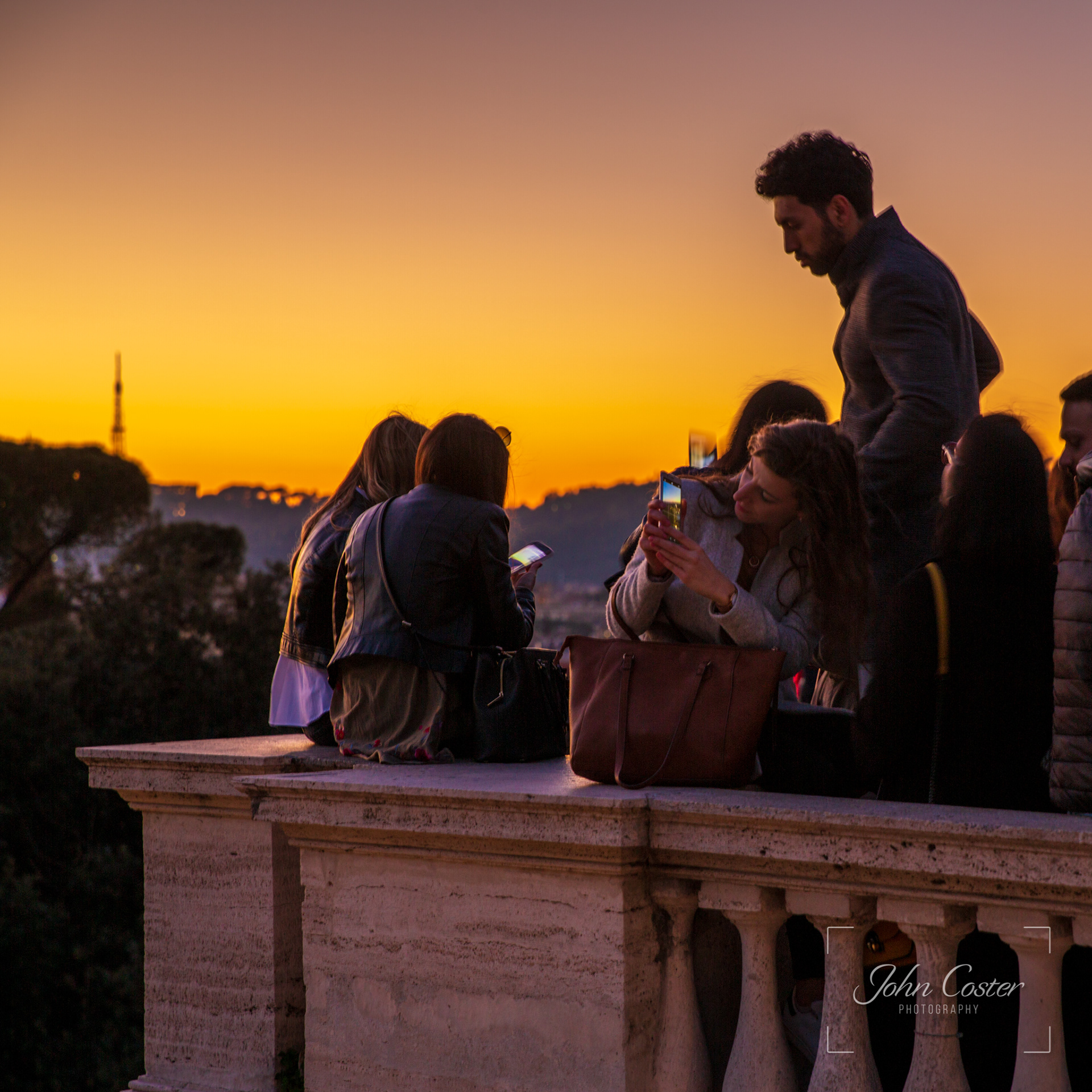 Catching a Roman Sunset