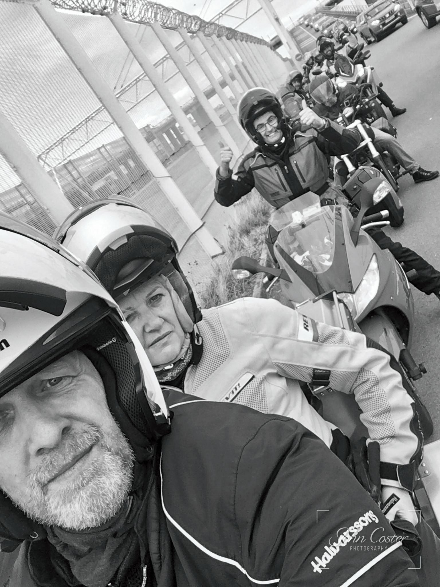 Waiting to board the Shuttle at Calais