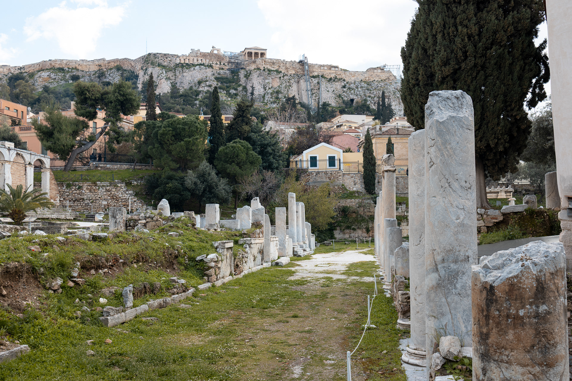 Our first view of old Athens! 