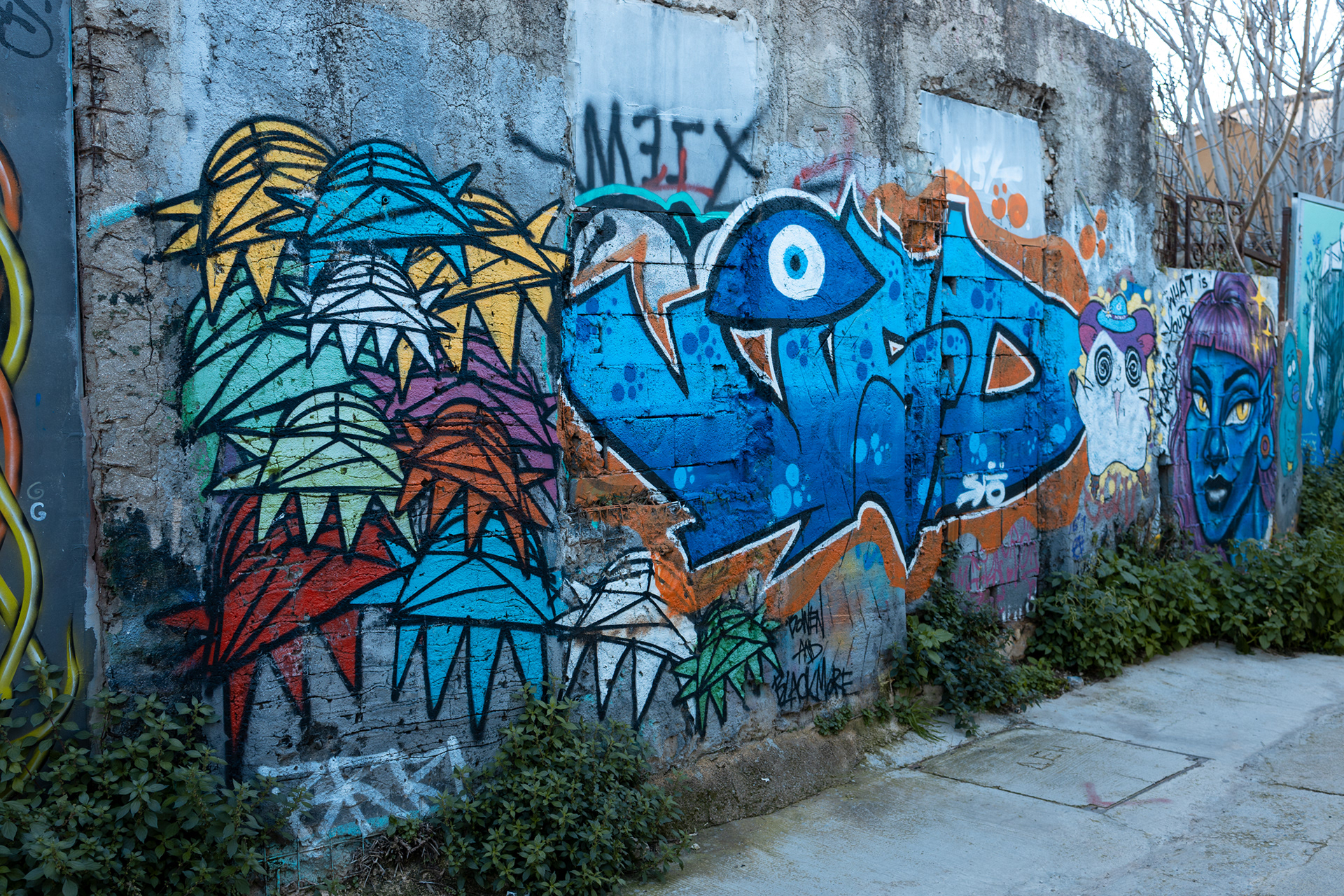 Nathan Bowen piece, an artist more commonly associated to East London! 