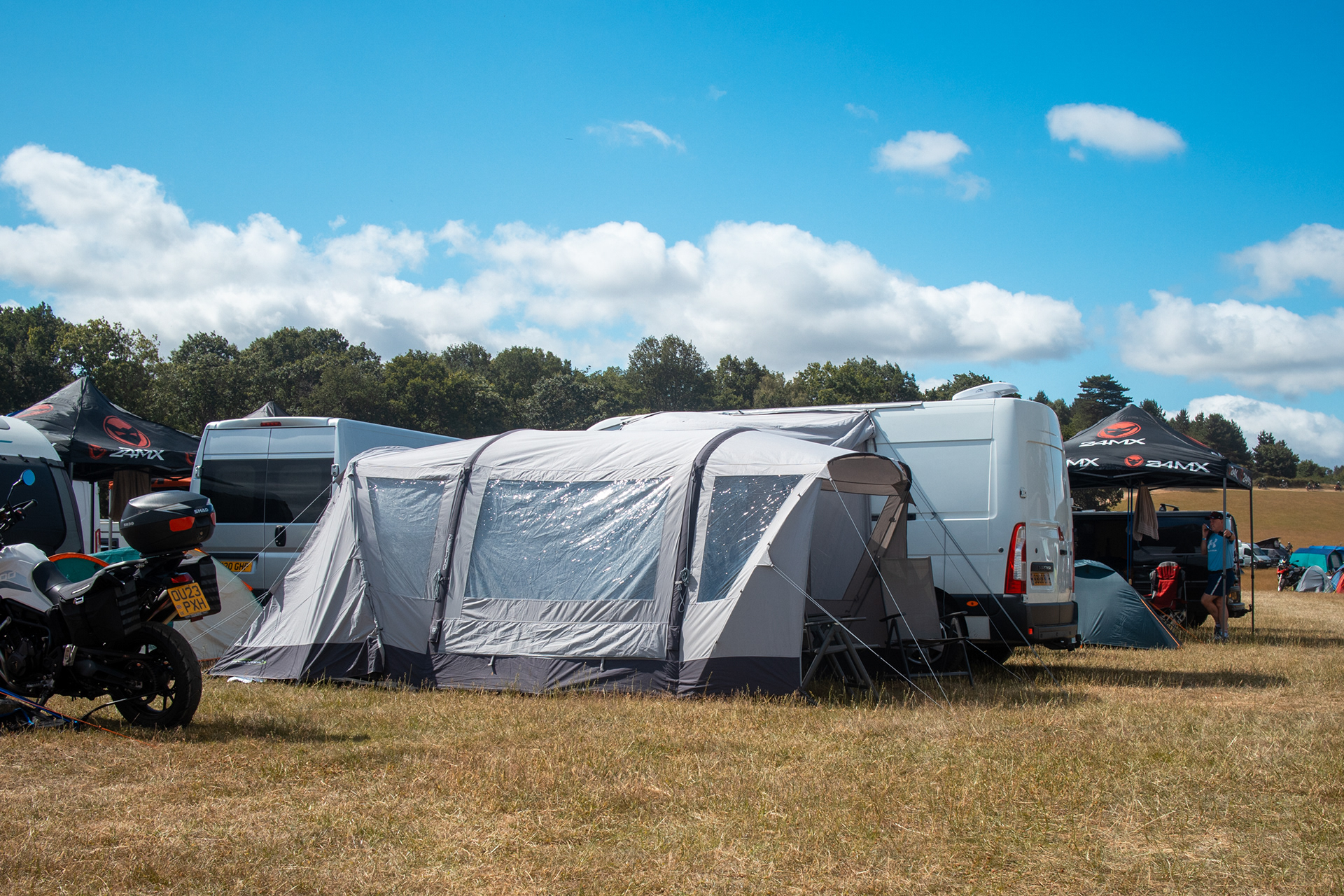 The Awning's first test at the ABR Festival