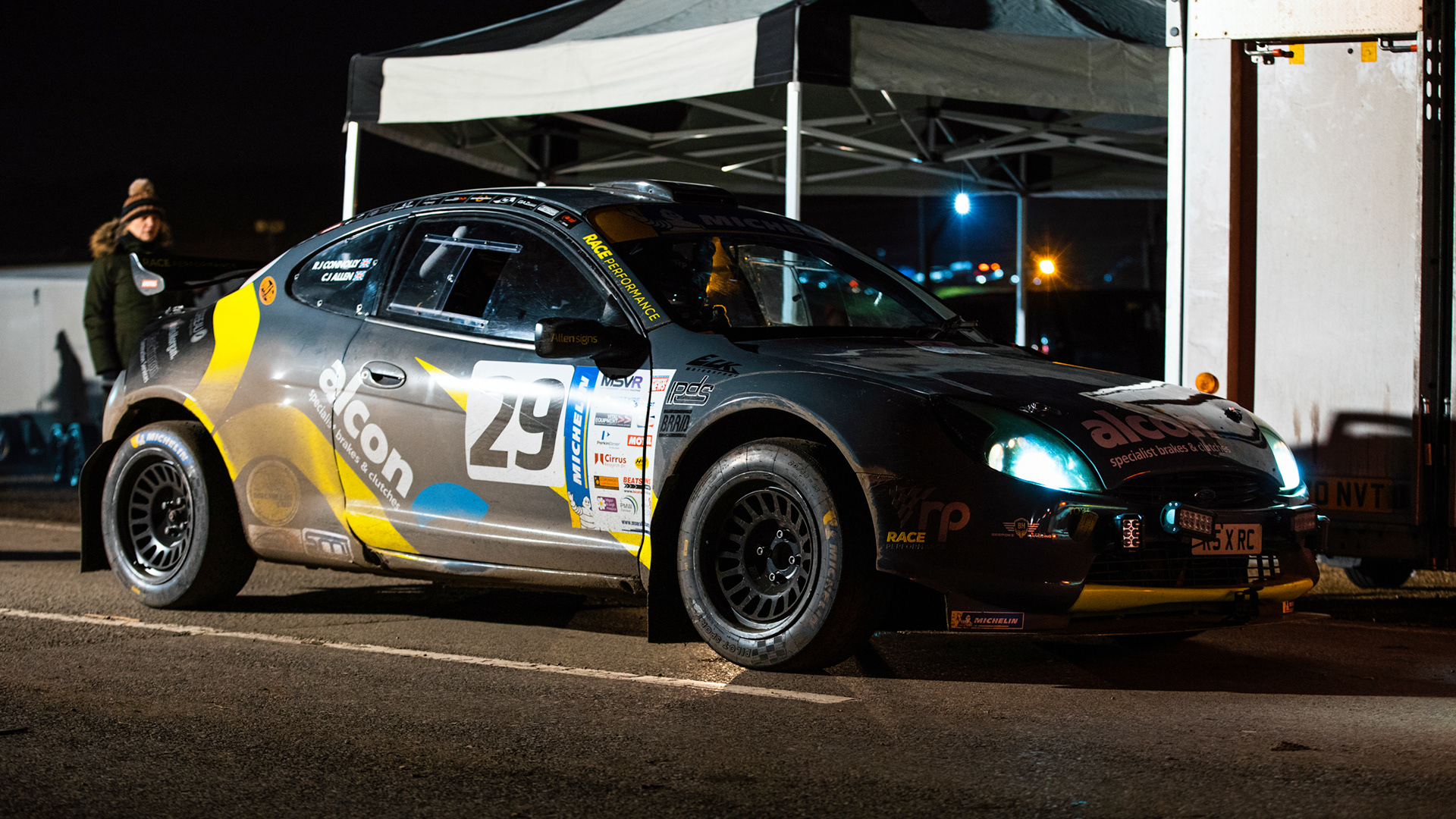Getting ready for the night stages!
