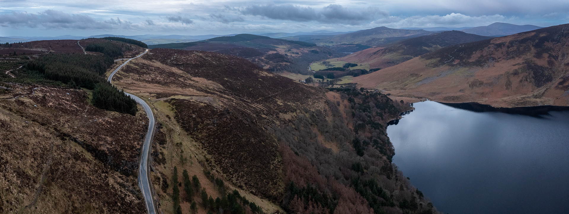 Another stunning road past Lough Tay into the Wicklow Mountains!