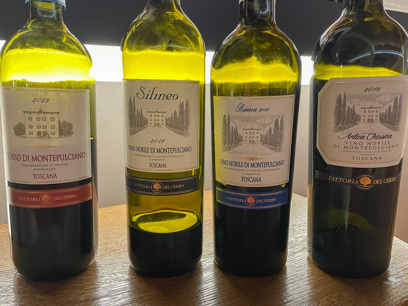 more amazing wines from the Fattoria Del Cerro estate!