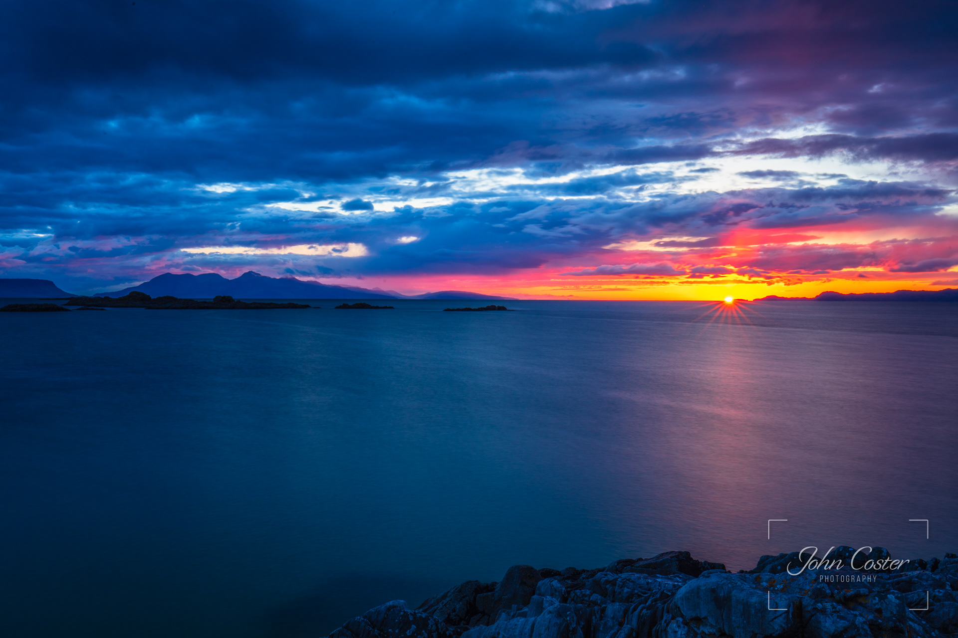 Sunset from Camusdarach Beach