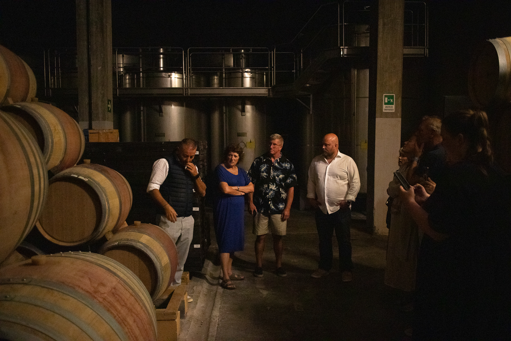 A tour of the cellars of Fattoria Del Cerro