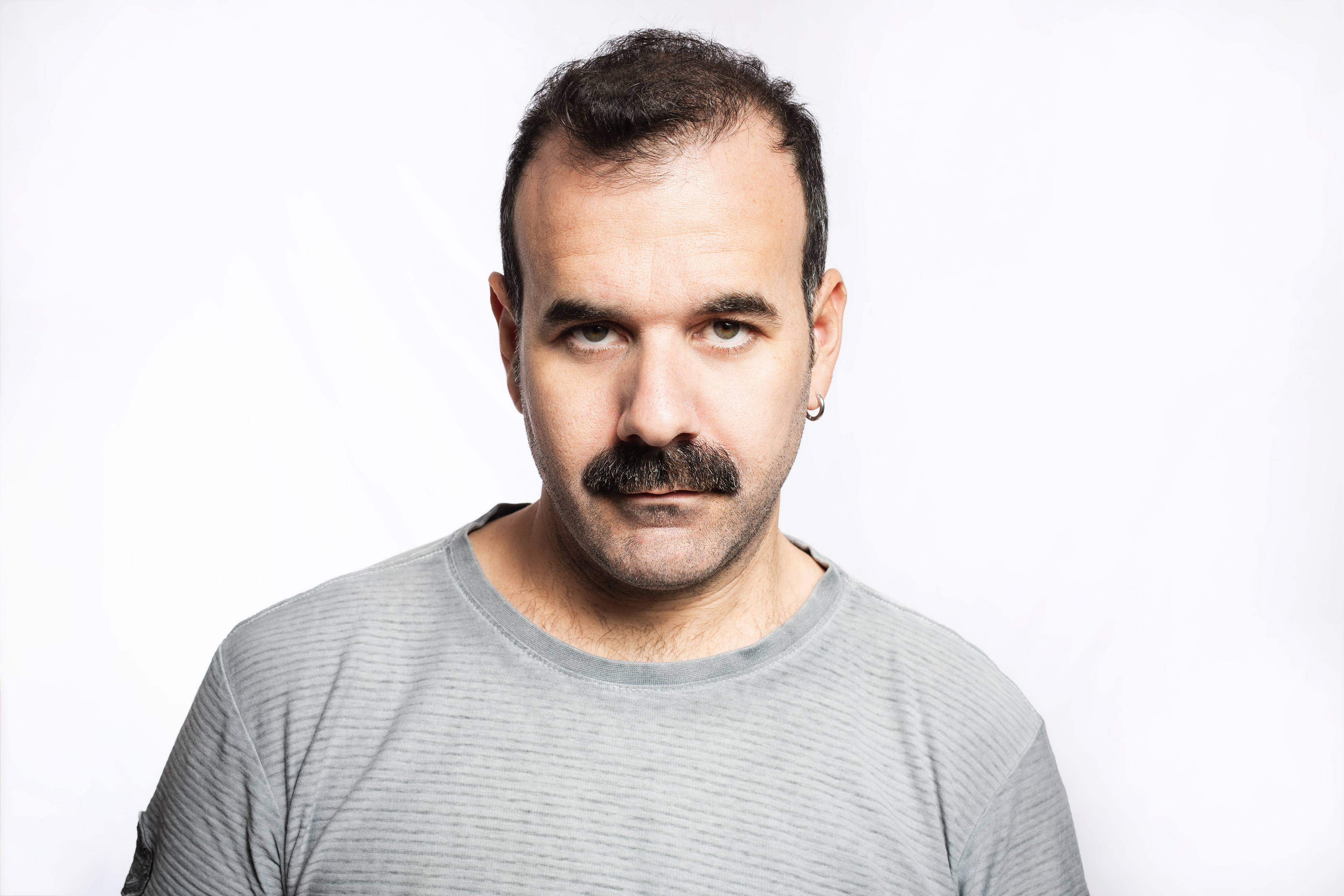 Panos posing for his actor photobook