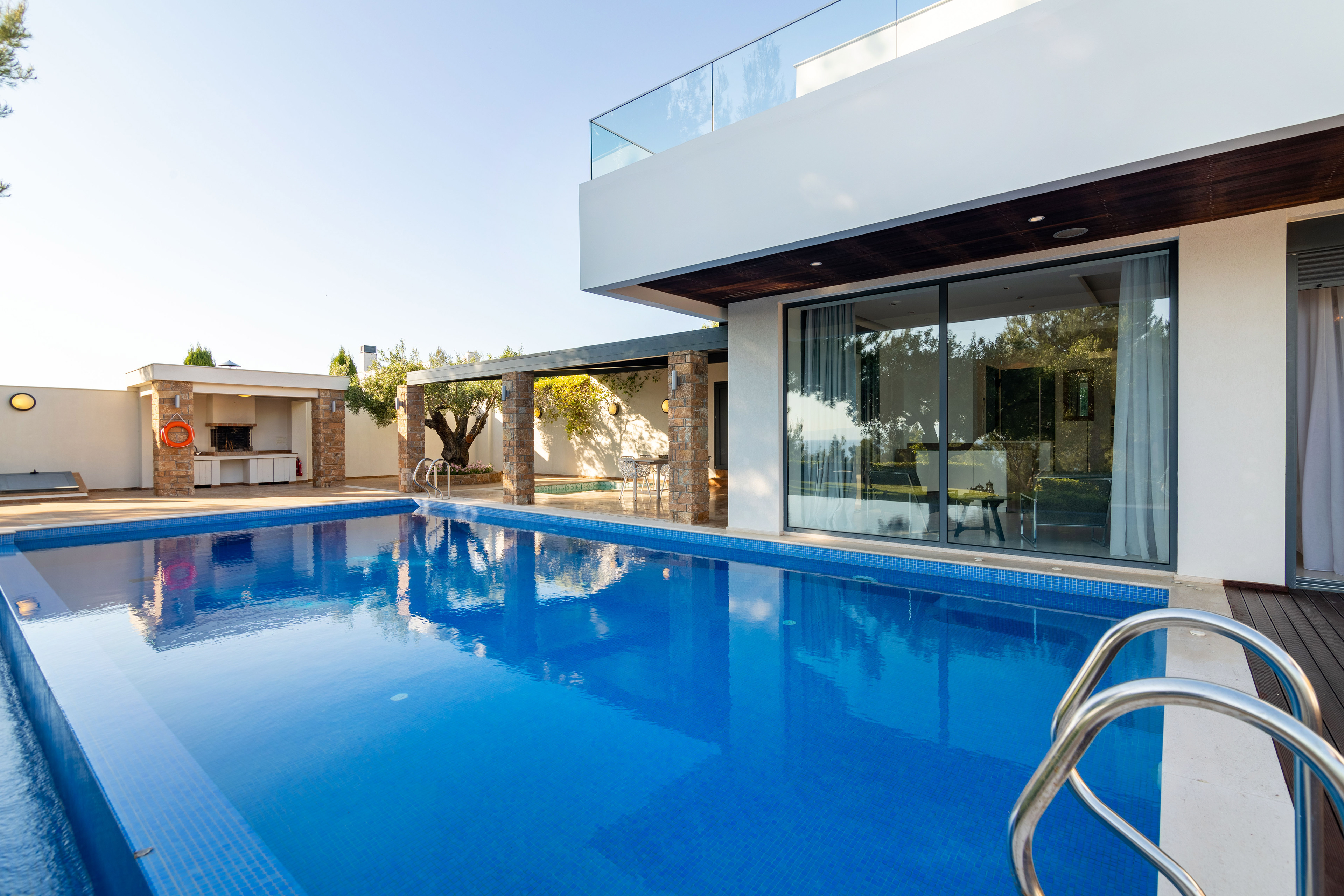 Exterior shots of olive hills, Chalkidiki