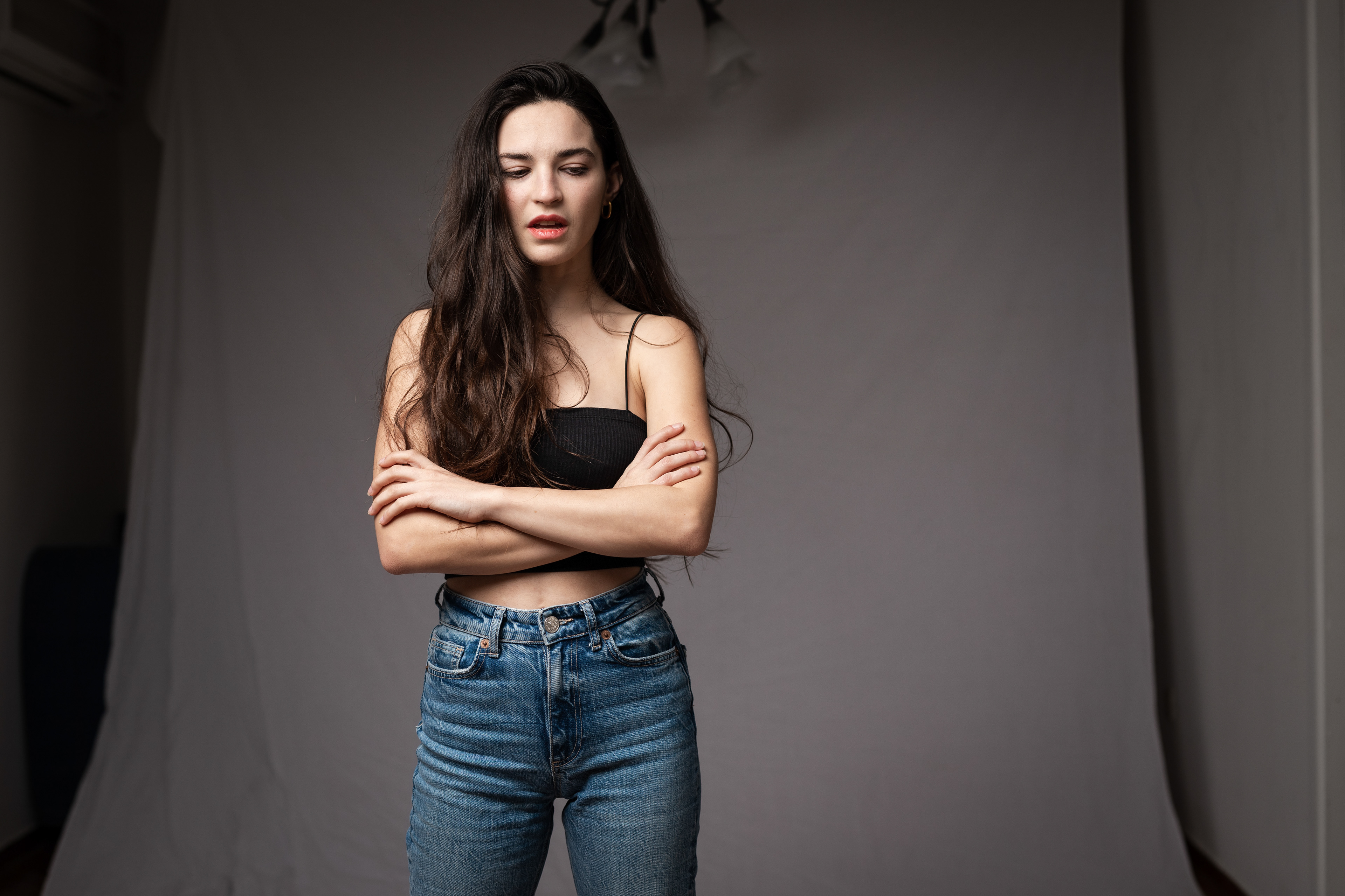 Meggy posing for her actress photobook