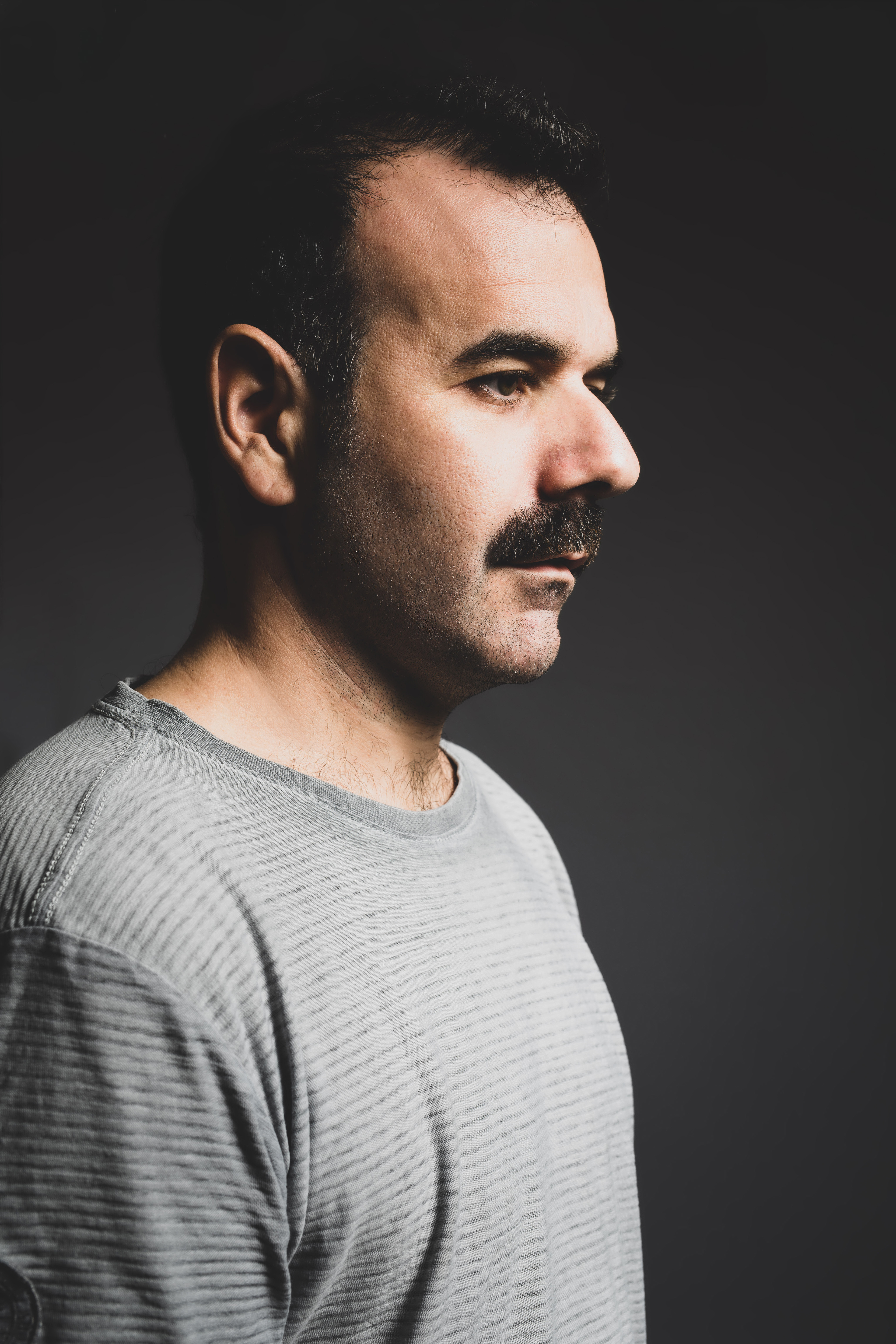 Panos posing for his actor photobook