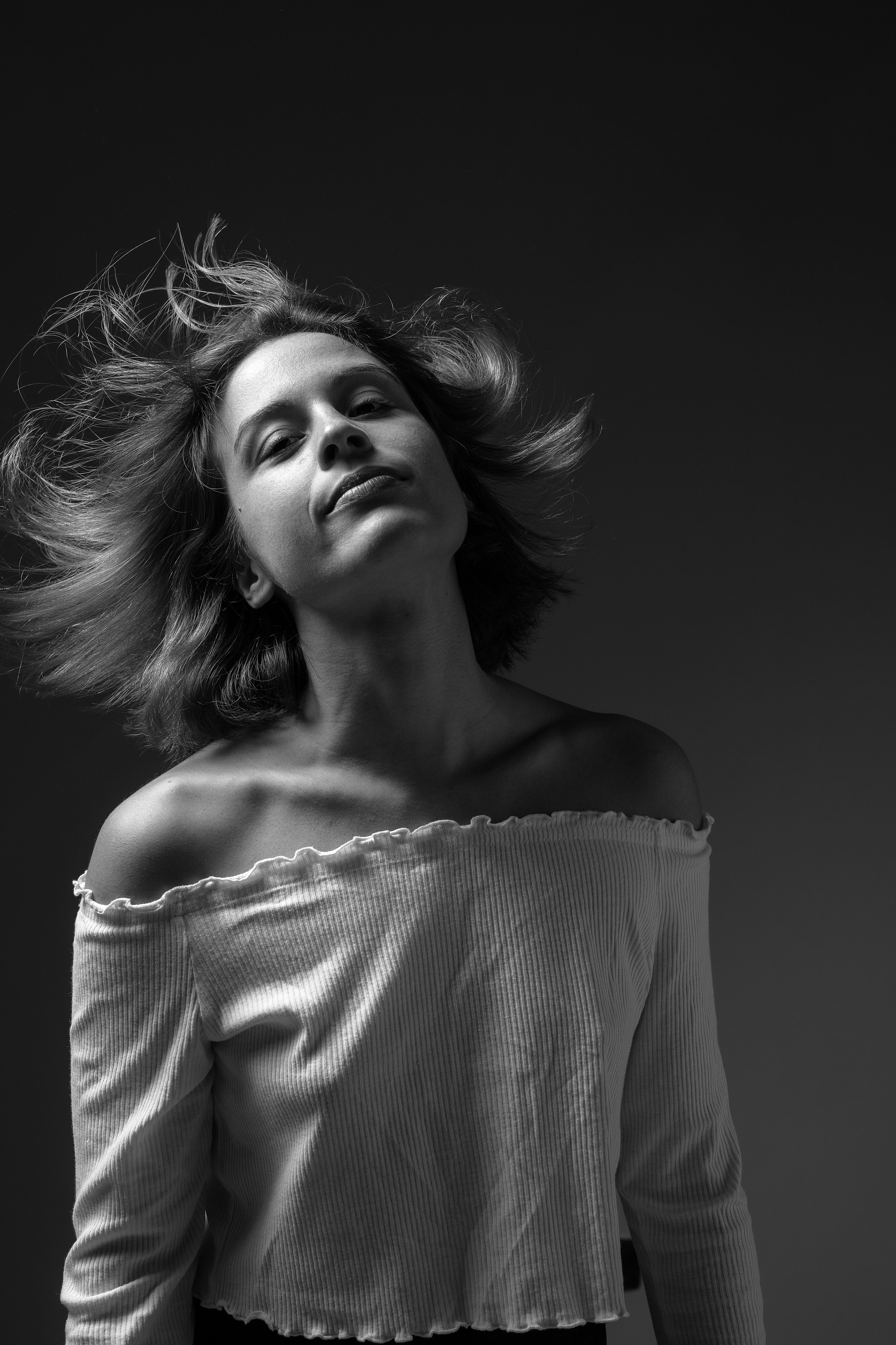 Kalliopi, a talented actress, preparing for a photoshoot for her photobook