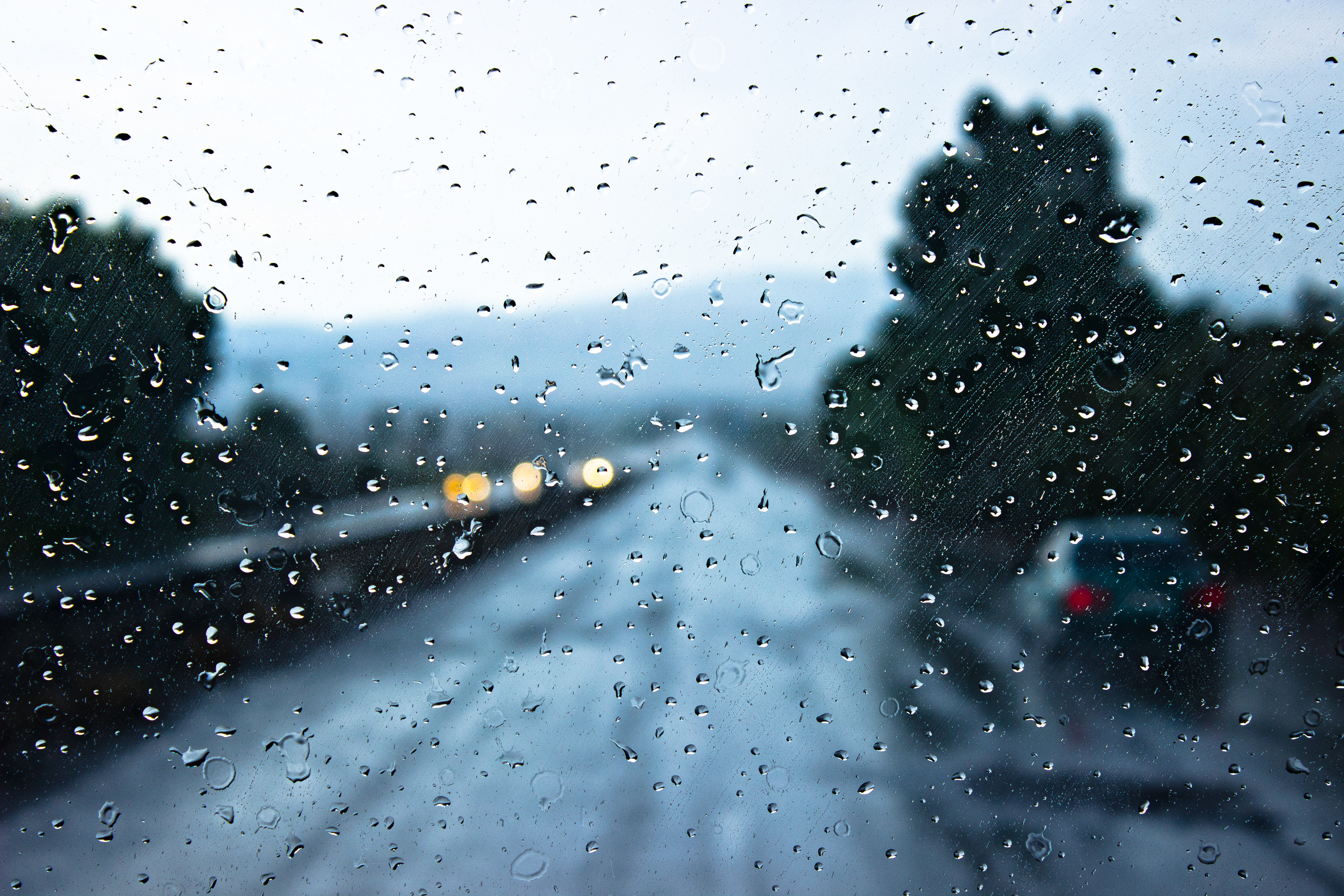 Abstract rain on glass