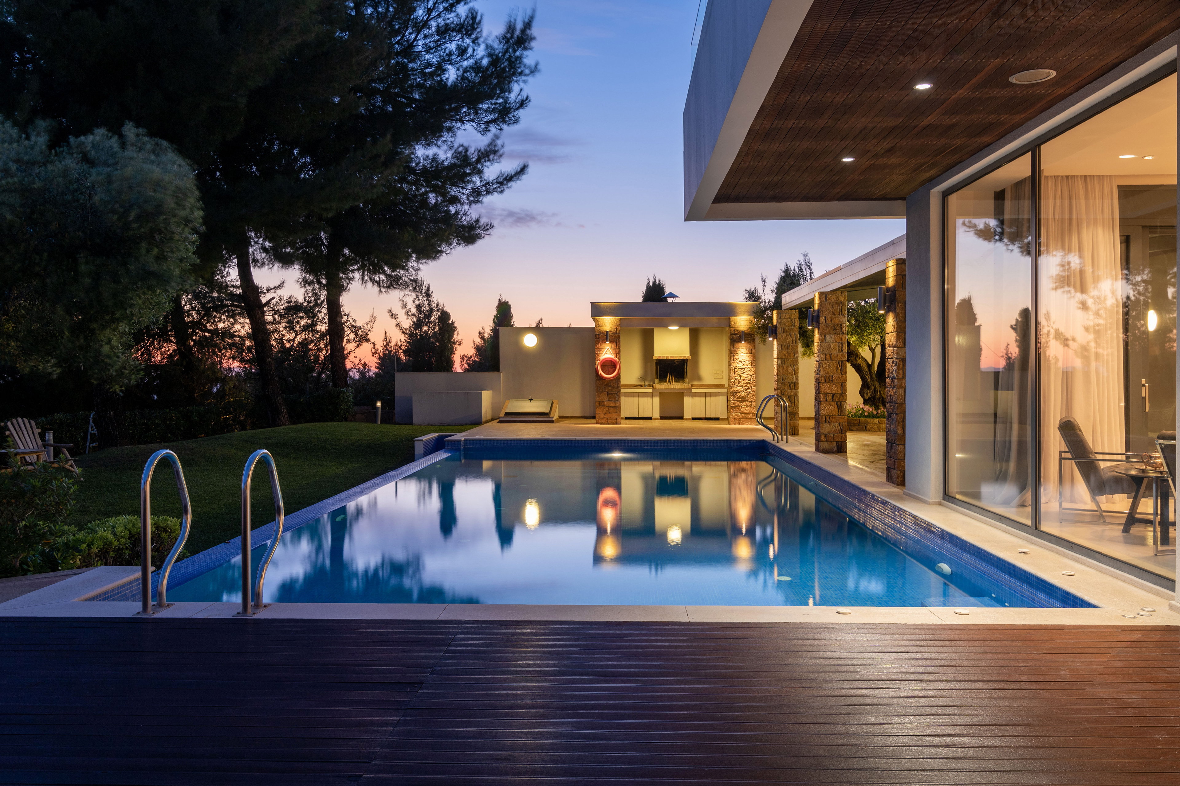 Exterior shots of olive hills, Chalkidiki