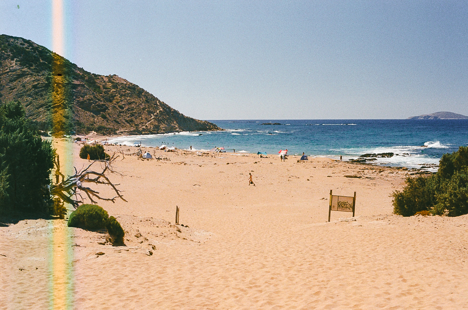 Gavdos, shot with film