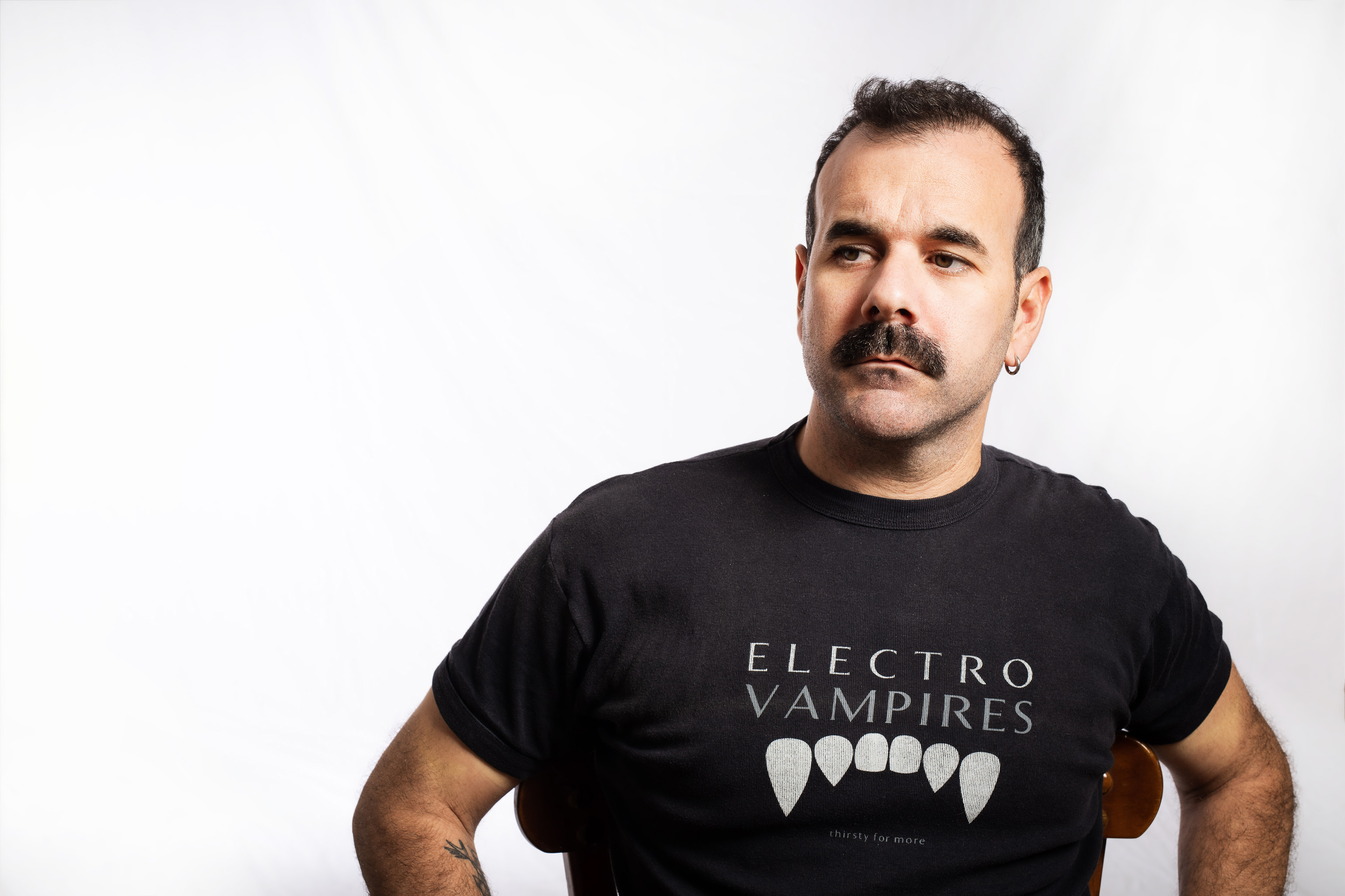 Panos Tolias posing for his actor photobook