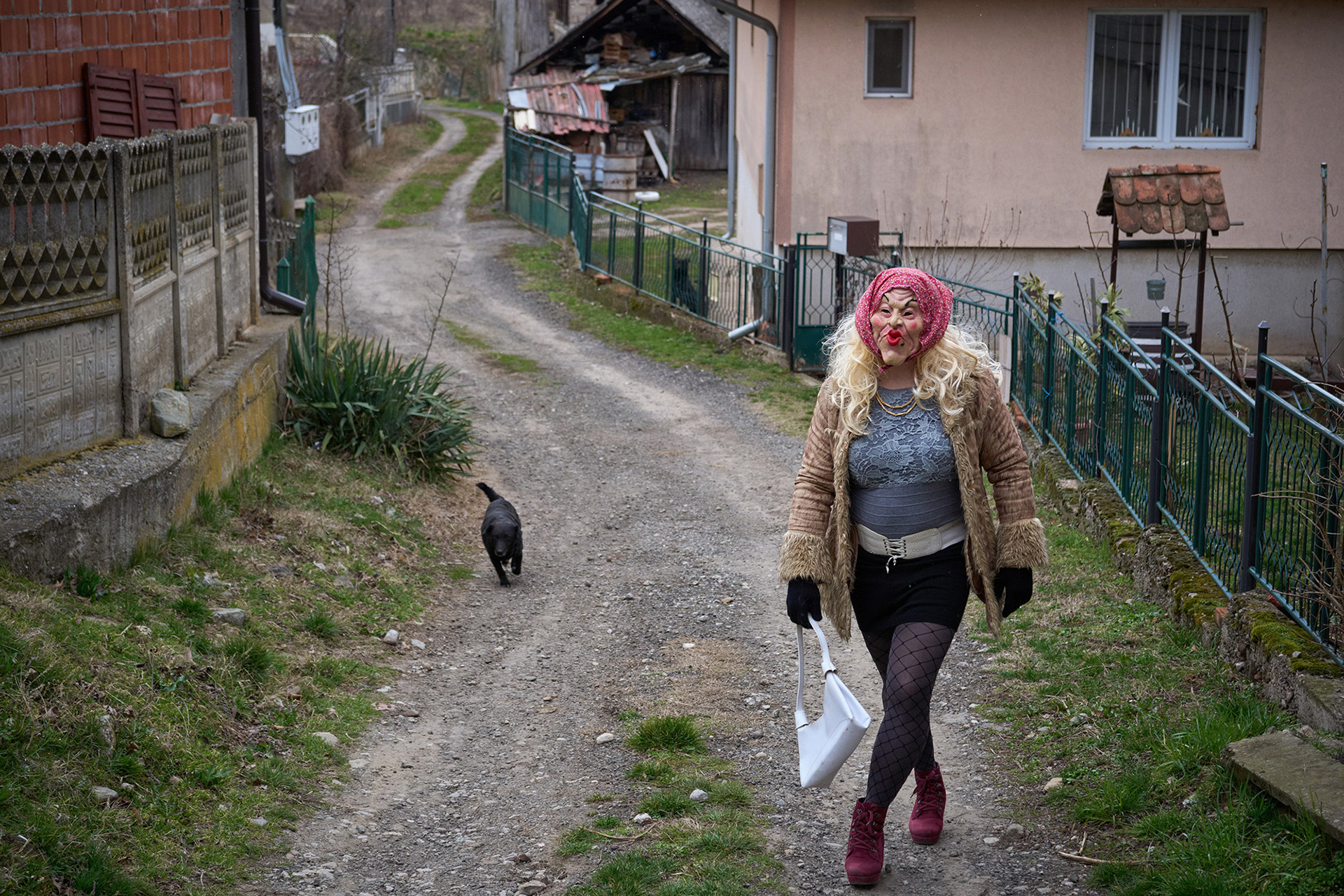 Traditional carnival in Glavica, Serbia, 06.03.2022