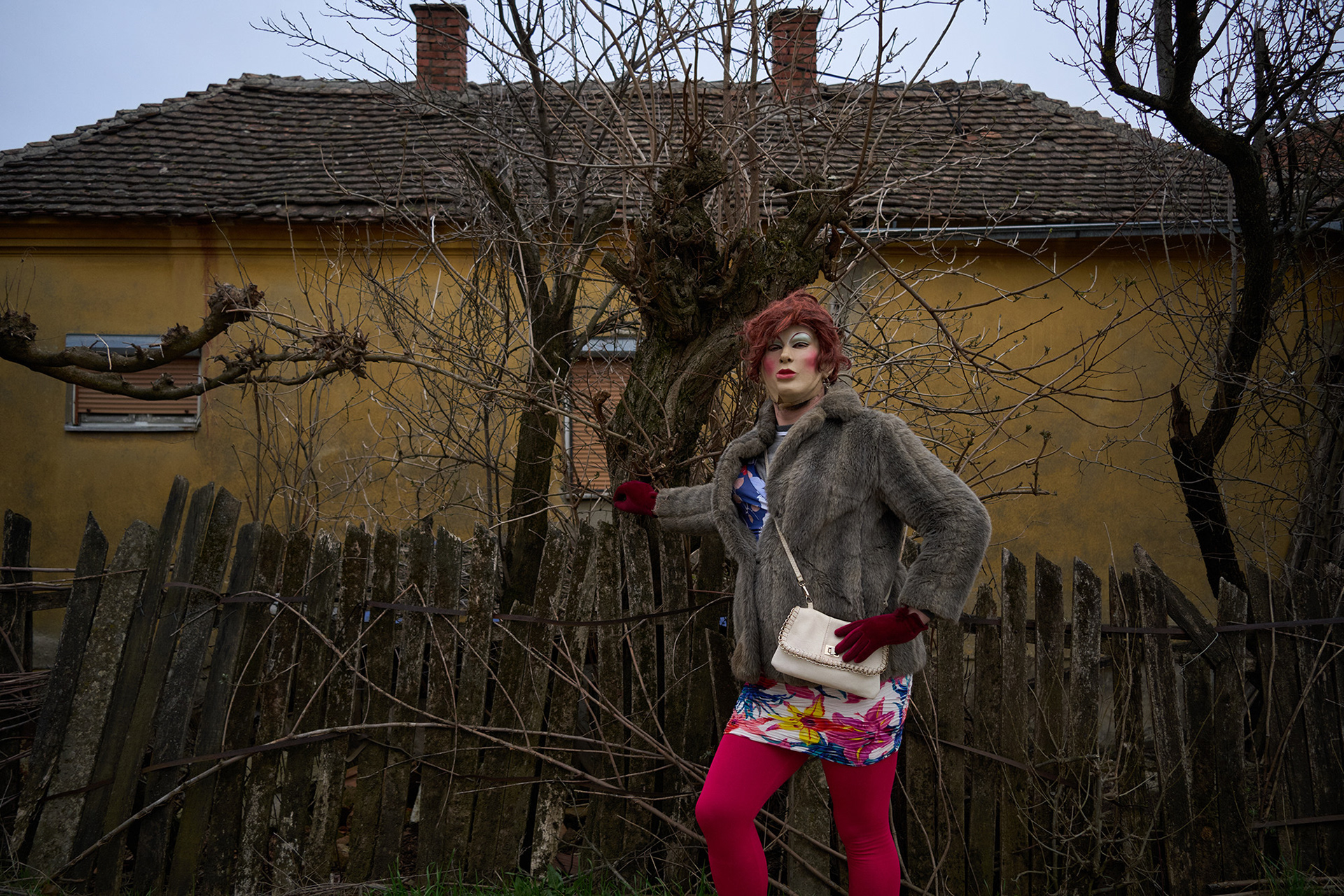 Traditional carnival in Glavica, Serbia, 06.03.2022