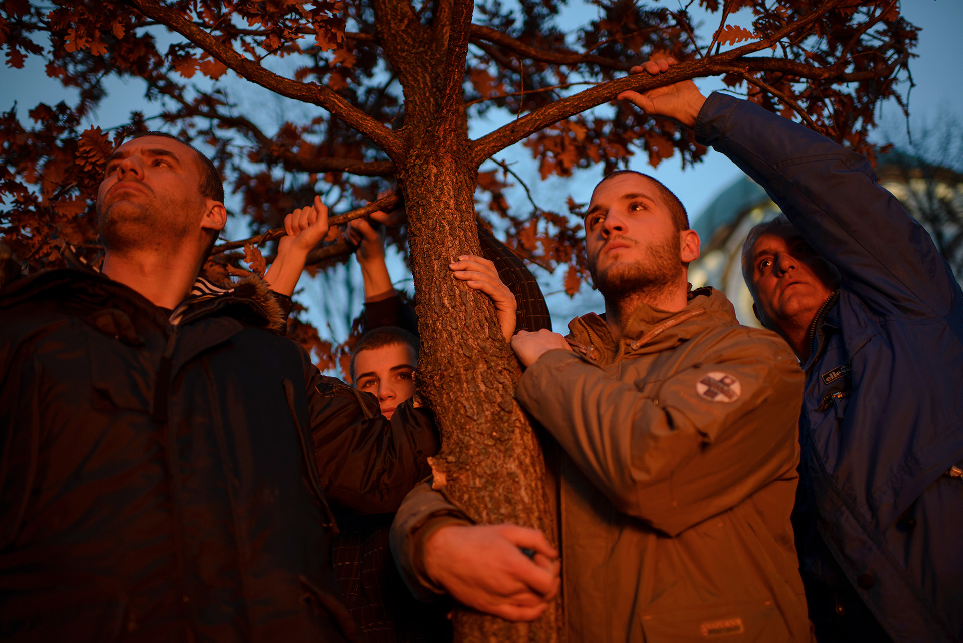 Christmas eve in Belgrade, Serbia, 2013