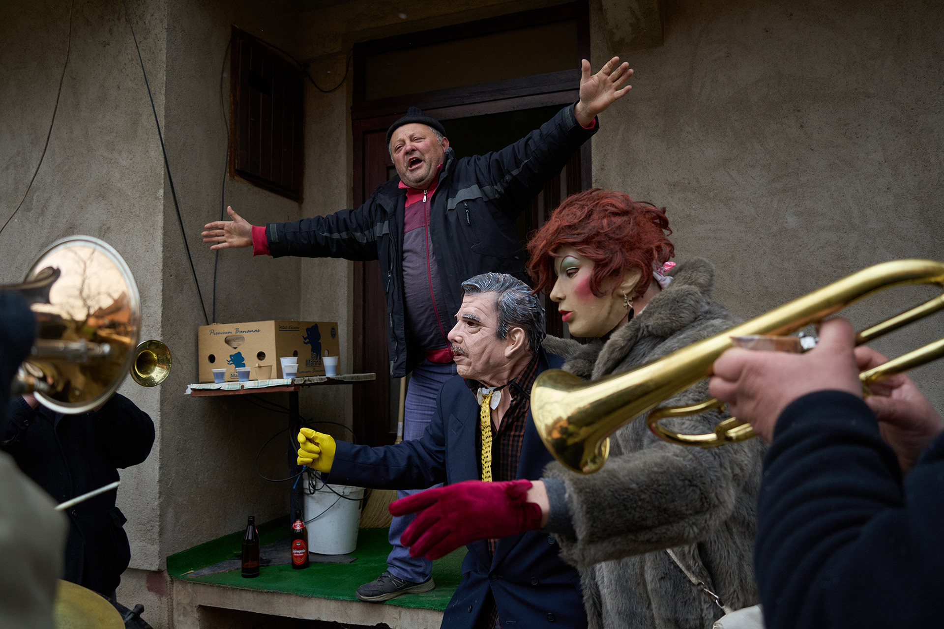 Traditional carnival in Glavica, Serbia, 06.03.2022