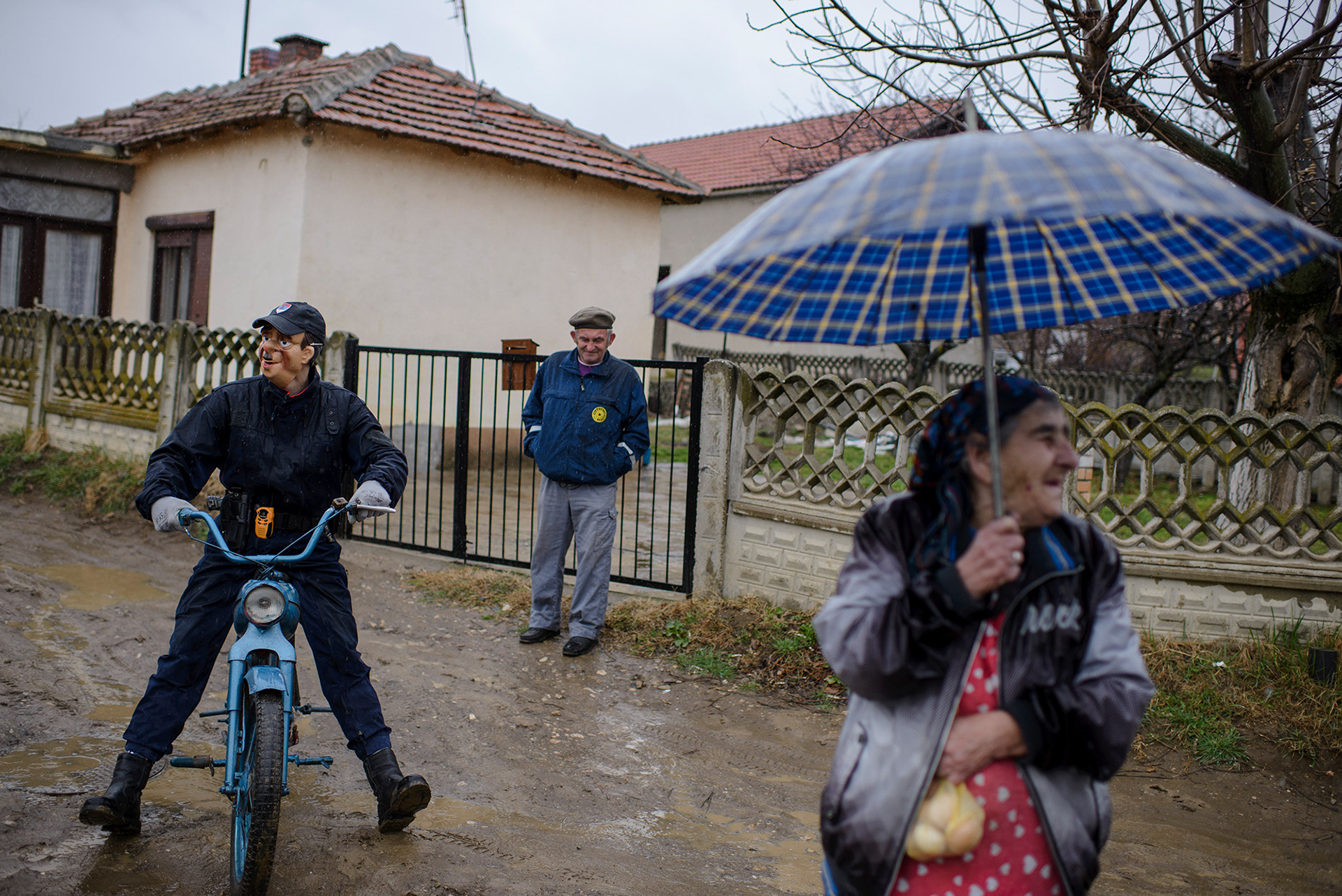 Traditional carnival in Glavica, Serbia, 02.03.2014