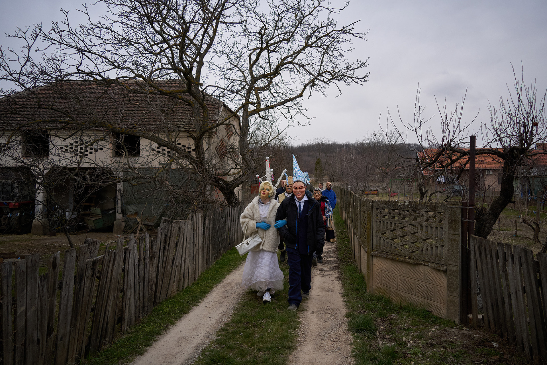 Traditional carnival in Glavica, Serbia, 06.03.2022