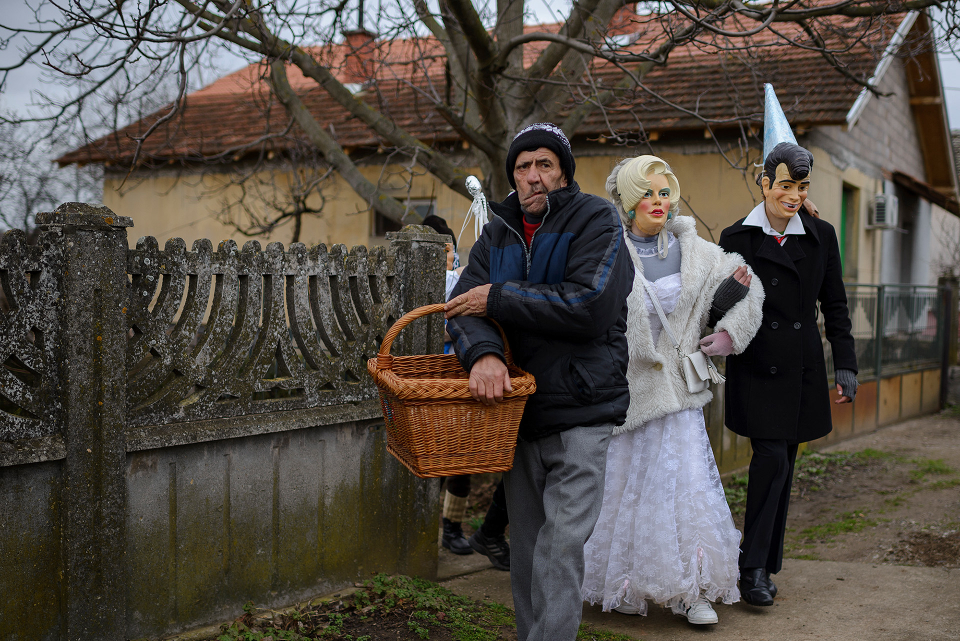 Traditional carnival in Glavica, Serbia, 02.03.2014