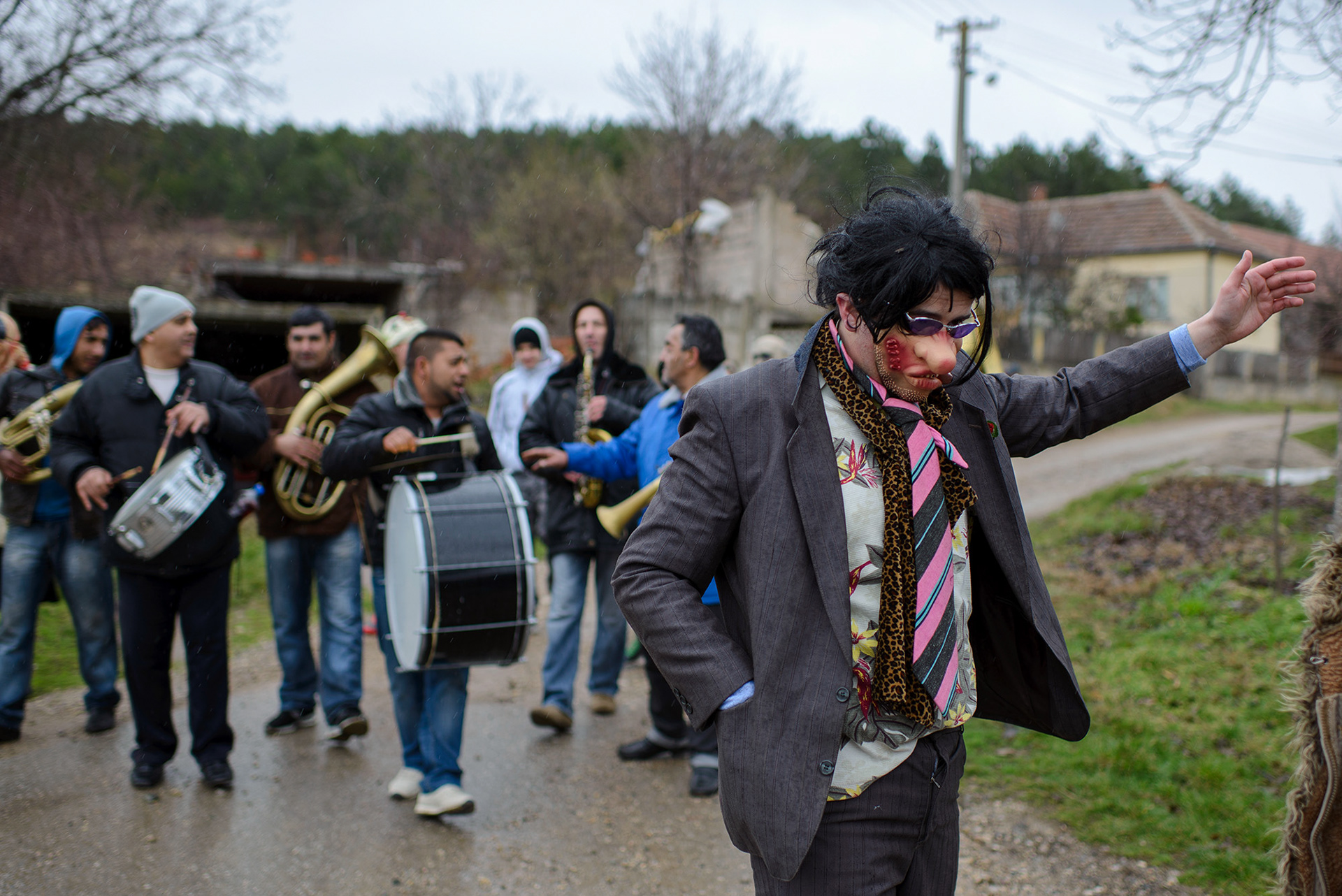 Traditional carnival in Glavica, Serbia, 02.03.2014