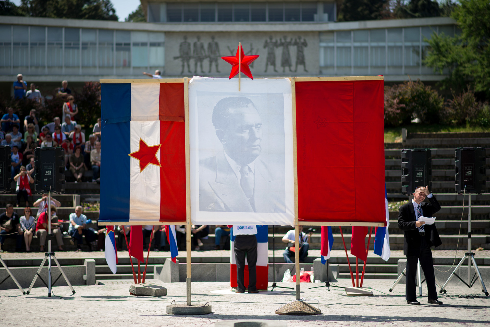 The anniversary of death of Josip Broz Tito. Belgrade, Serbia, 04.05.2013