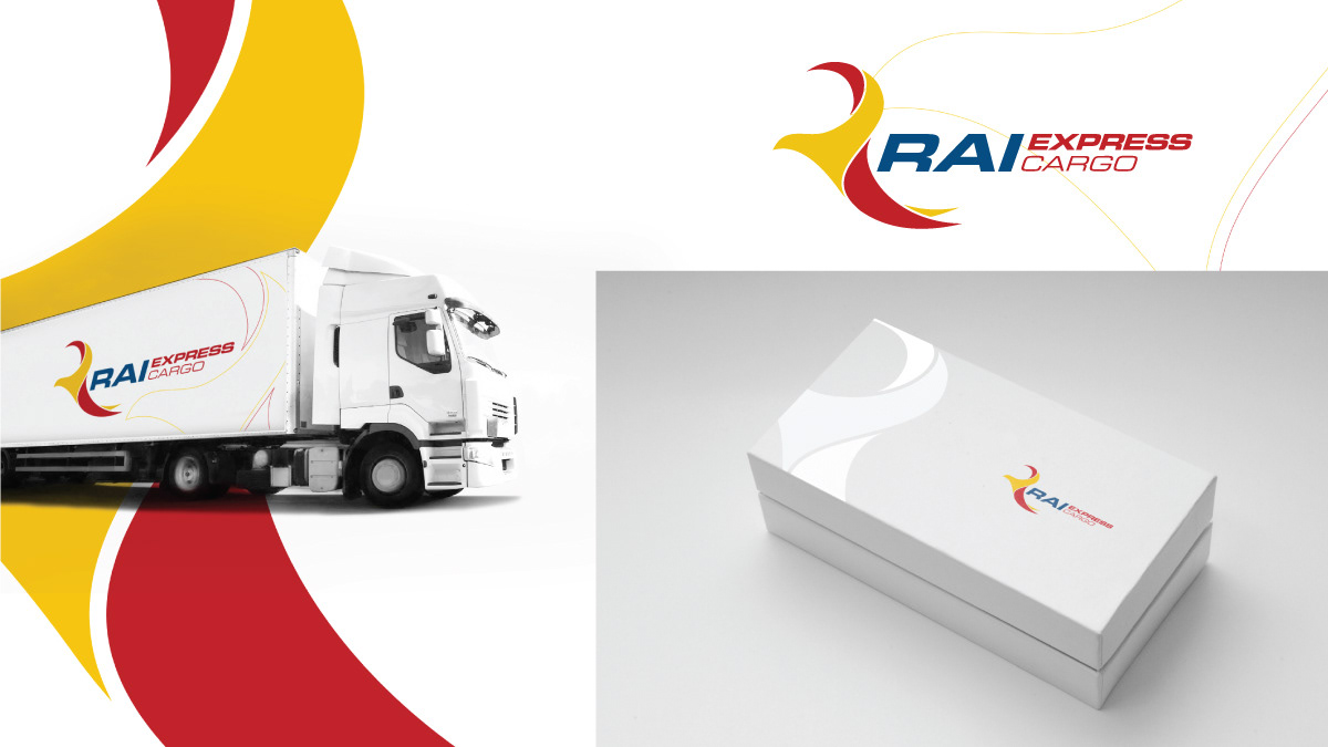 branding for rai express cargo, a cargo company home grown in dubai, the united arab emirates