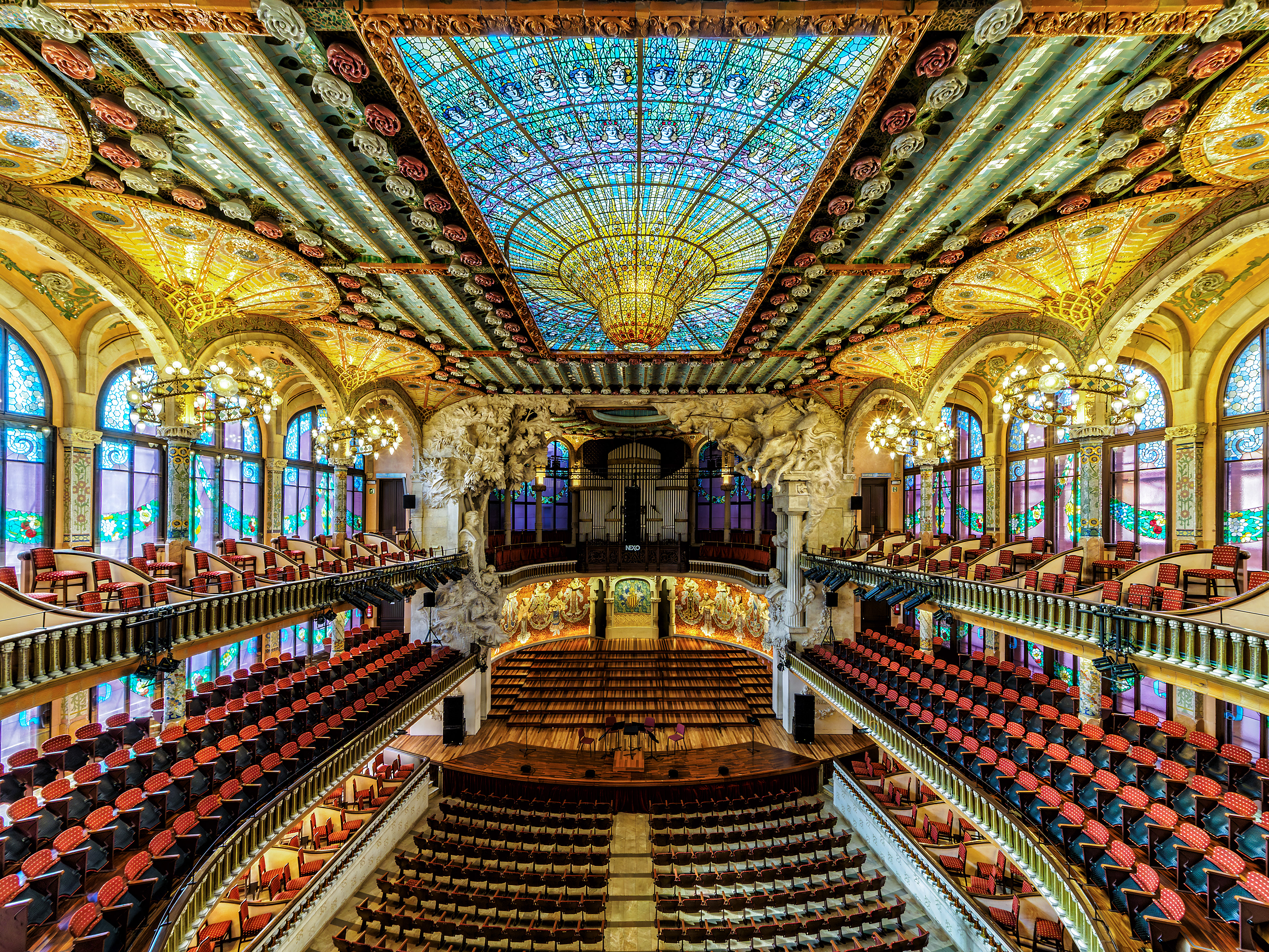 Palau de la Música Catalana, Barcelona, Spain